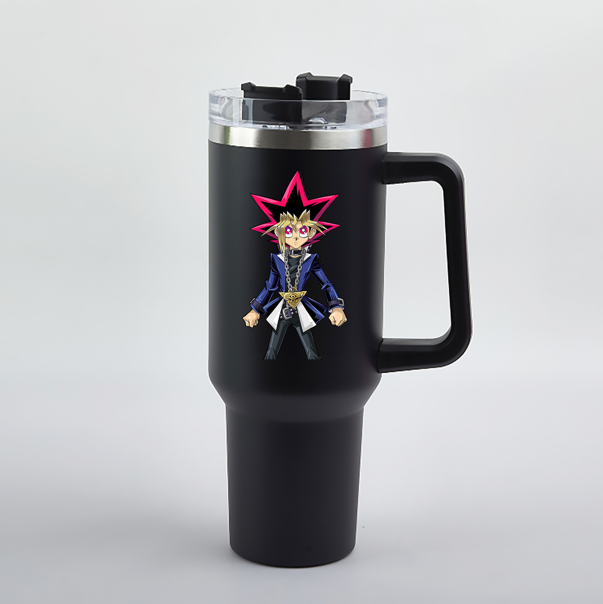 （画像用） 遊☆戯☆王 Yu-Gi-Oh! 1200mL車用タンブラー（カラープリント）