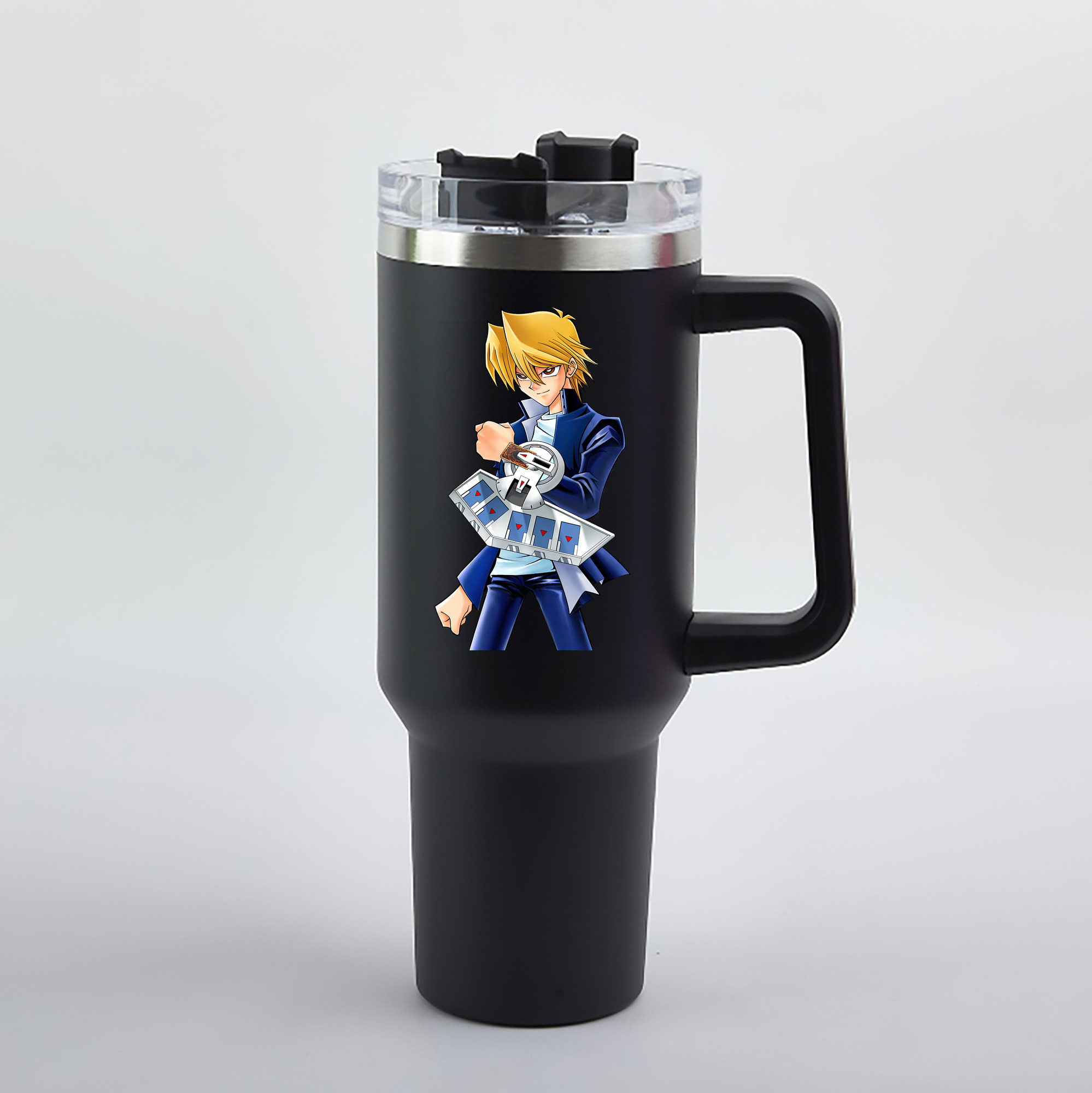 （画像用） 遊☆戯☆王 Yu-Gi-Oh! 1200mL車用タンブラー（カラープリント）