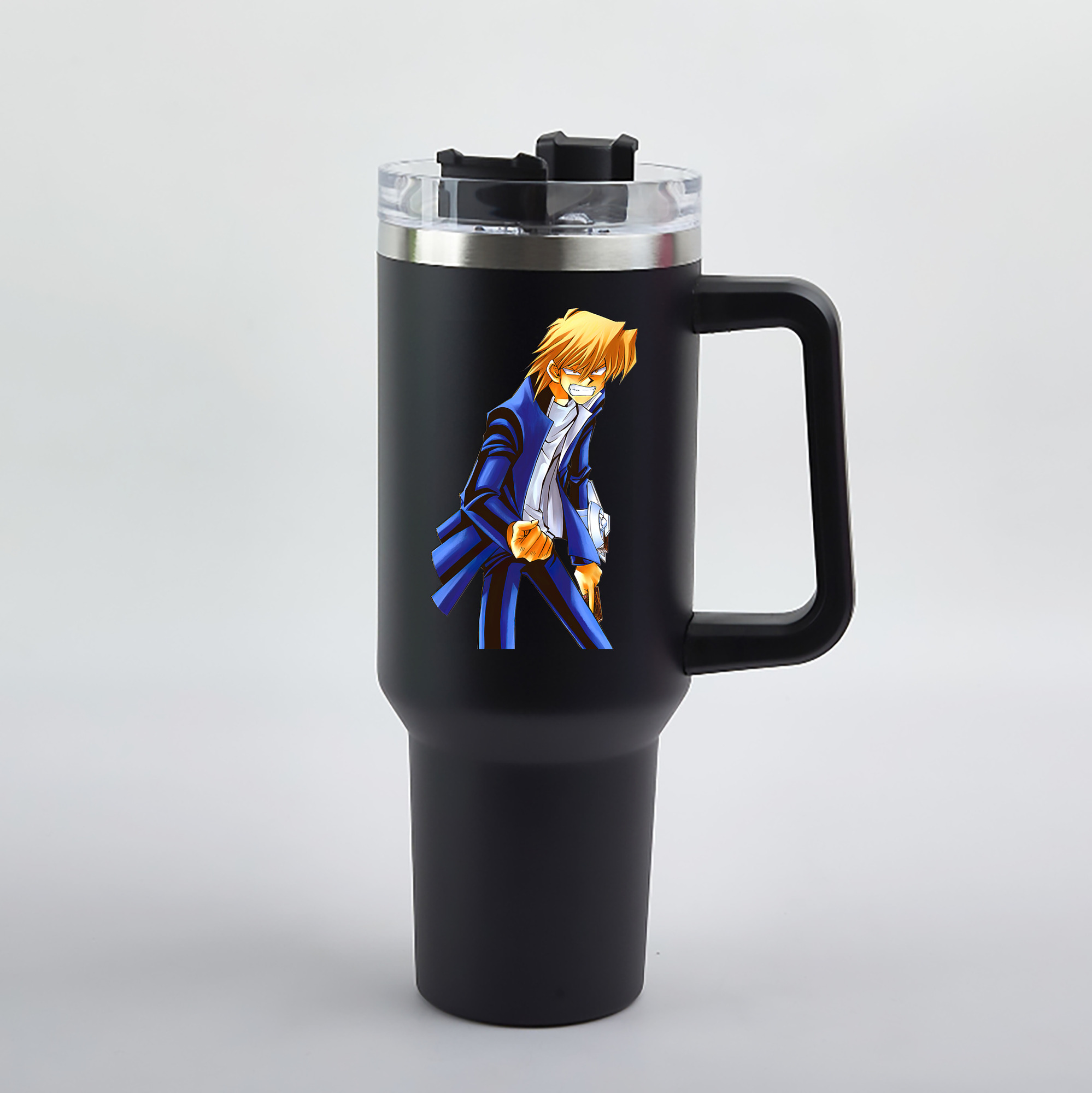 （画像用） 遊☆戯☆王 Yu-Gi-Oh! 1200mL車用タンブラー（カラープリント）