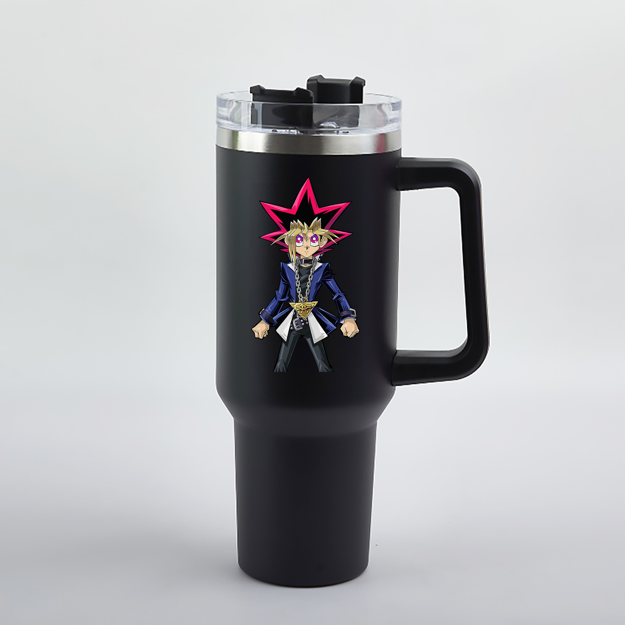 （画像用） 遊☆戯☆王 Yu-Gi-Oh! 1200mL車用タンブラー（カラープリント）