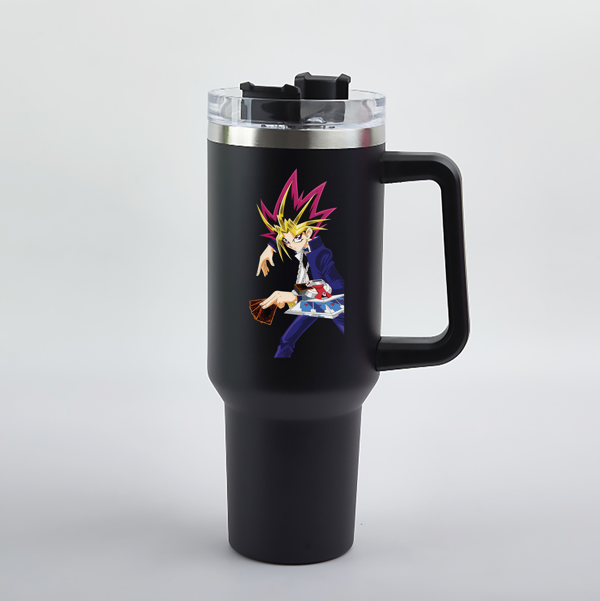 （画像用） 遊☆戯☆王 Yu-Gi-Oh! 1200mL車用タンブラー（カラープリント）