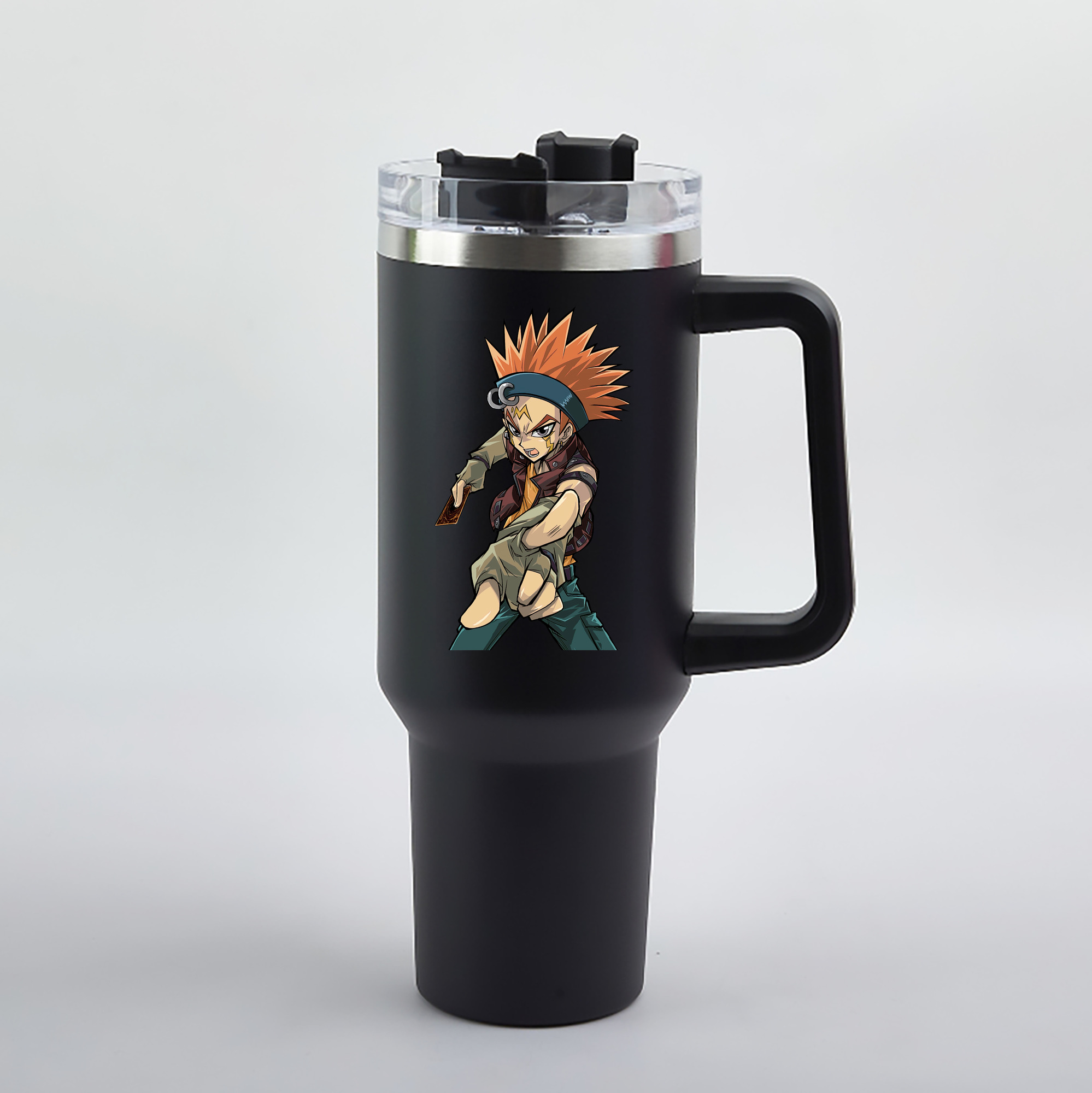 （画像用） 遊☆戯☆王 Yu-Gi-Oh! 1200mL車用タンブラー（カラープリント）