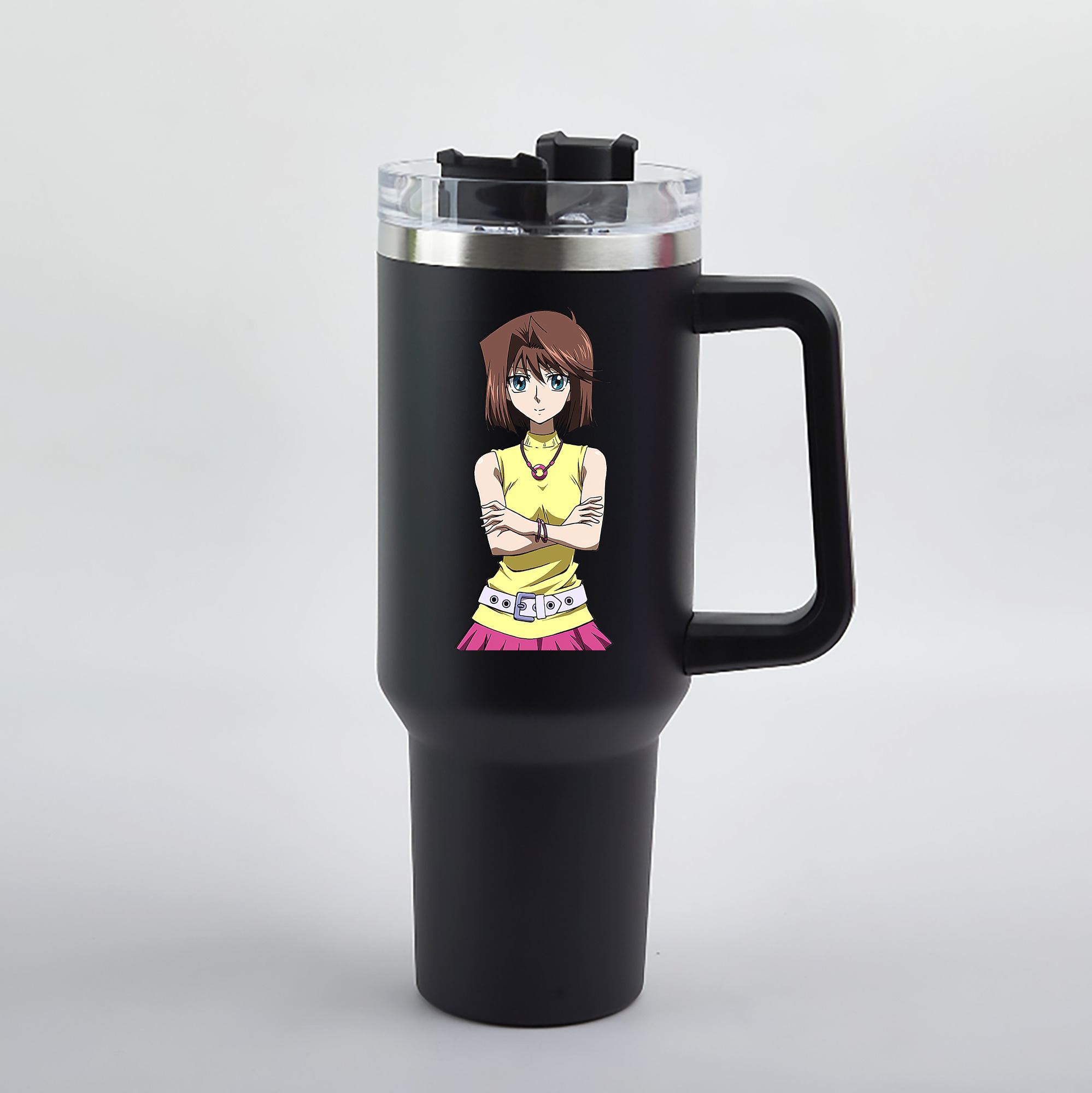 （画像用） 遊☆戯☆王 Yu-Gi-Oh! 1200mL車用タンブラー（カラープリント）