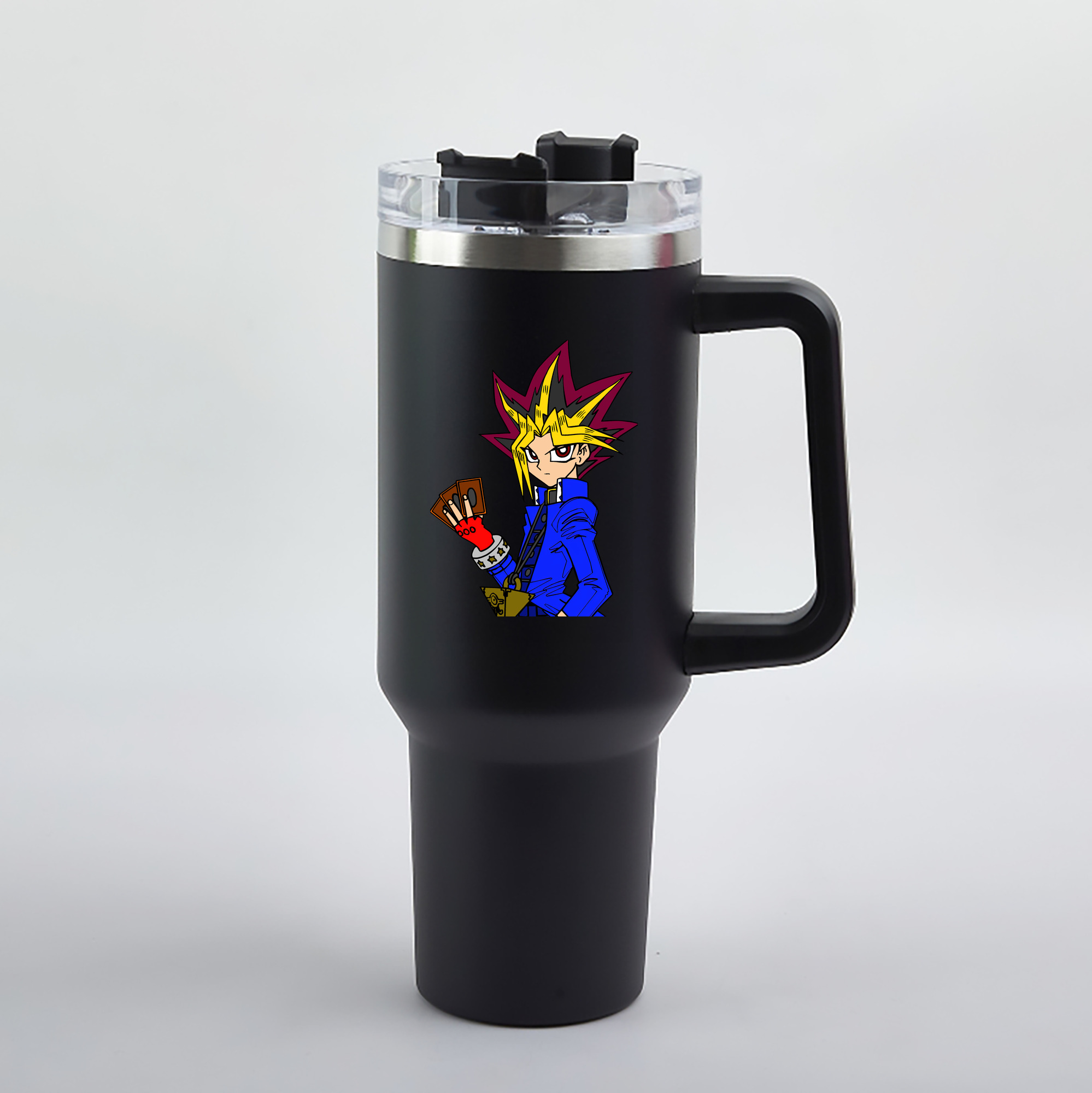 （画像用） 遊☆戯☆王 Yu-Gi-Oh! 1200mL車用タンブラー（カラープリント）