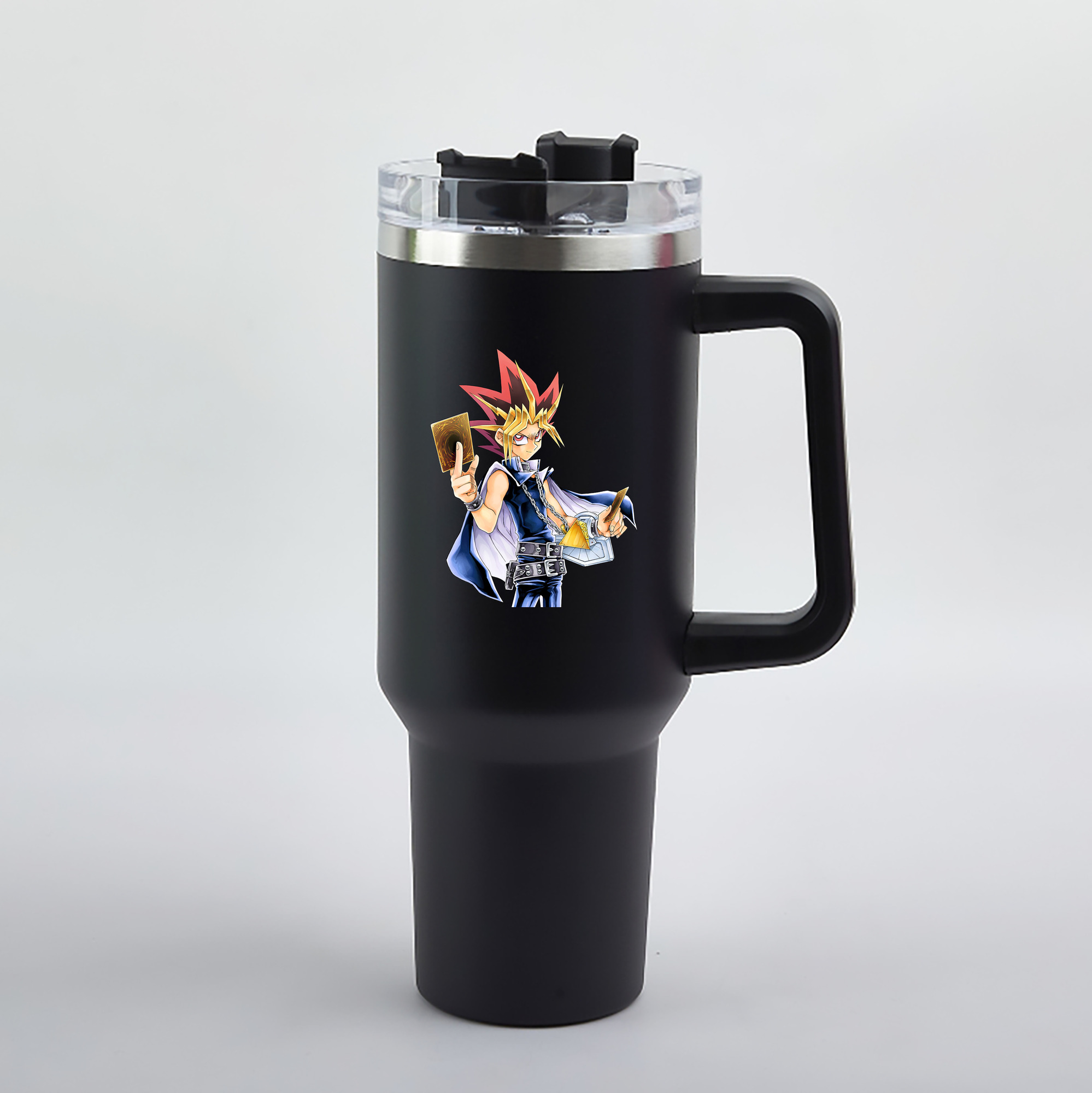 （画像用） 遊☆戯☆王 Yu-Gi-Oh! 1200mL車用タンブラー（カラープリント）