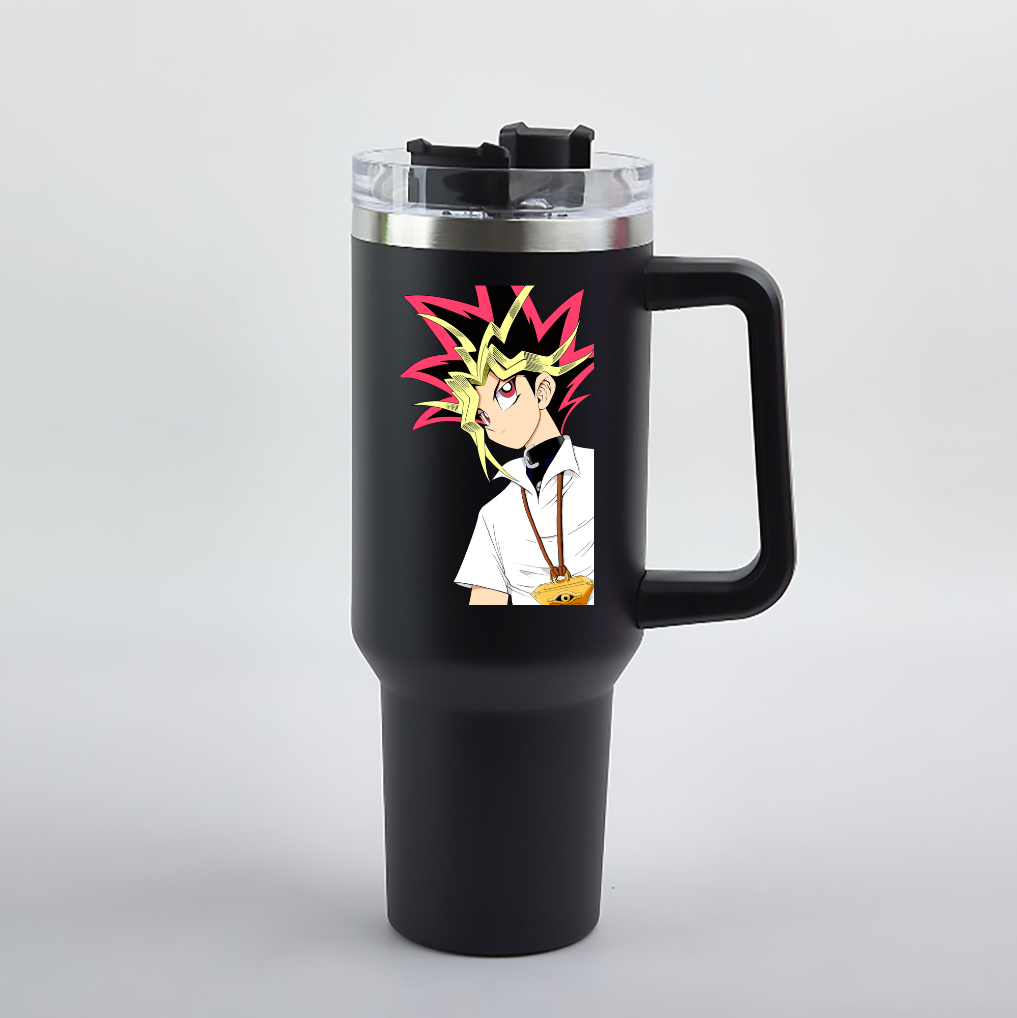 （画像用） 遊☆戯☆王 Yu-Gi-Oh! 1200mL車用タンブラー（カラープリント）