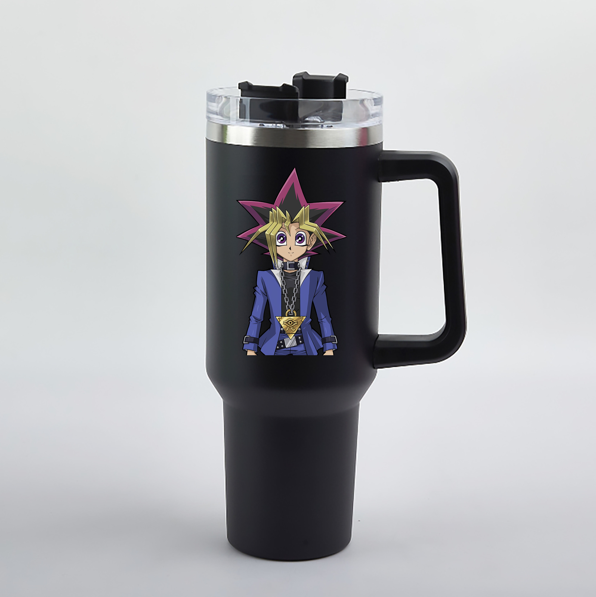 （画像用） 遊☆戯☆王 Yu-Gi-Oh! 1200mL車用タンブラー（カラープリント）