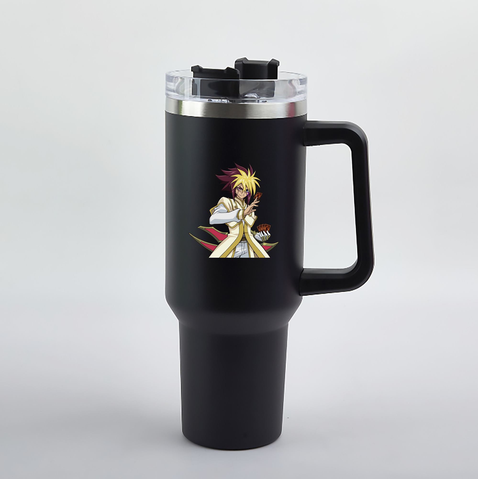 （画像用） 遊☆戯☆王 Yu-Gi-Oh! 1200mL車用タンブラー（カラープリント）