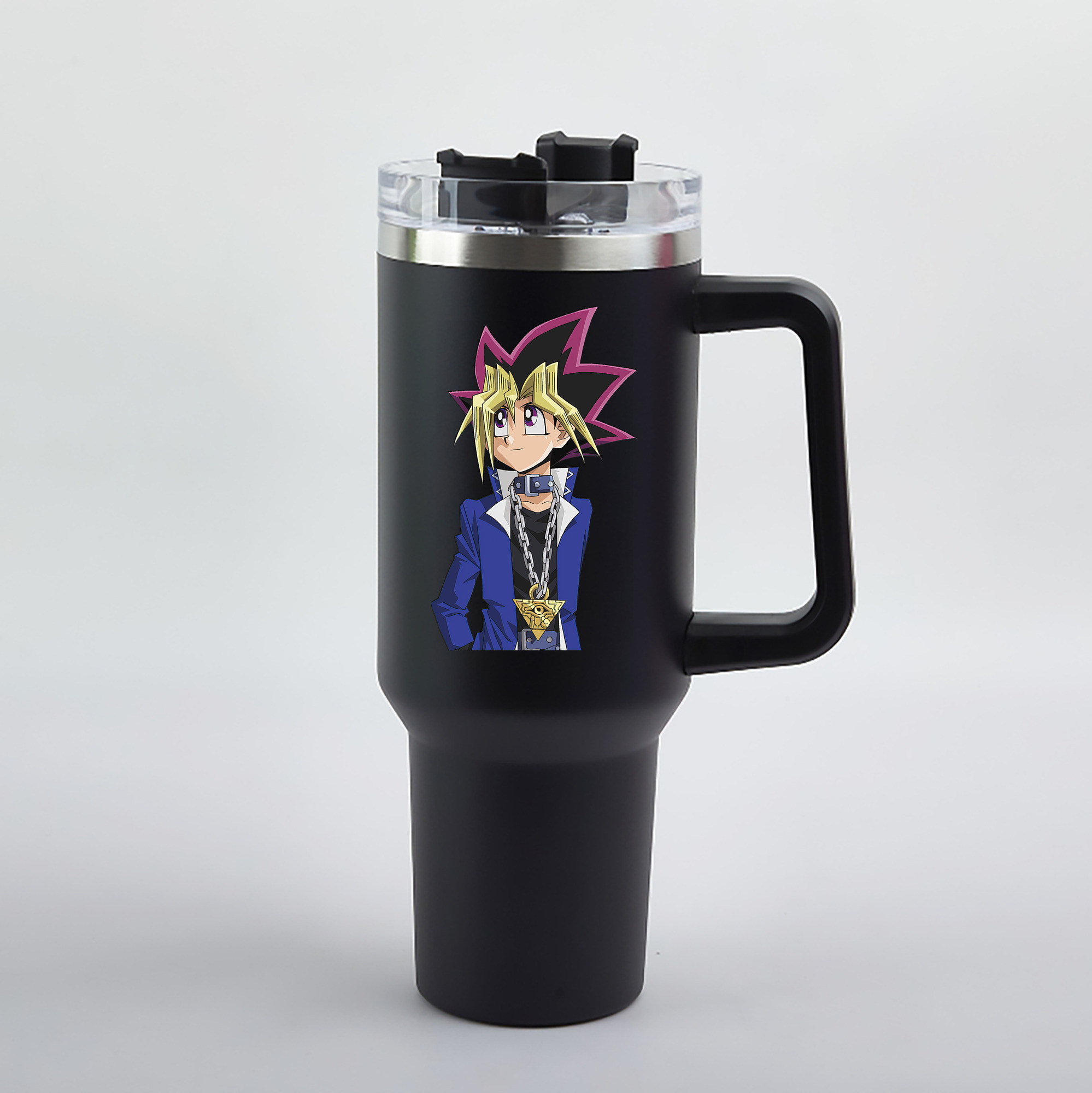 （画像用） 遊☆戯☆王 Yu-Gi-Oh! 1200mL車用タンブラー（カラープリント）