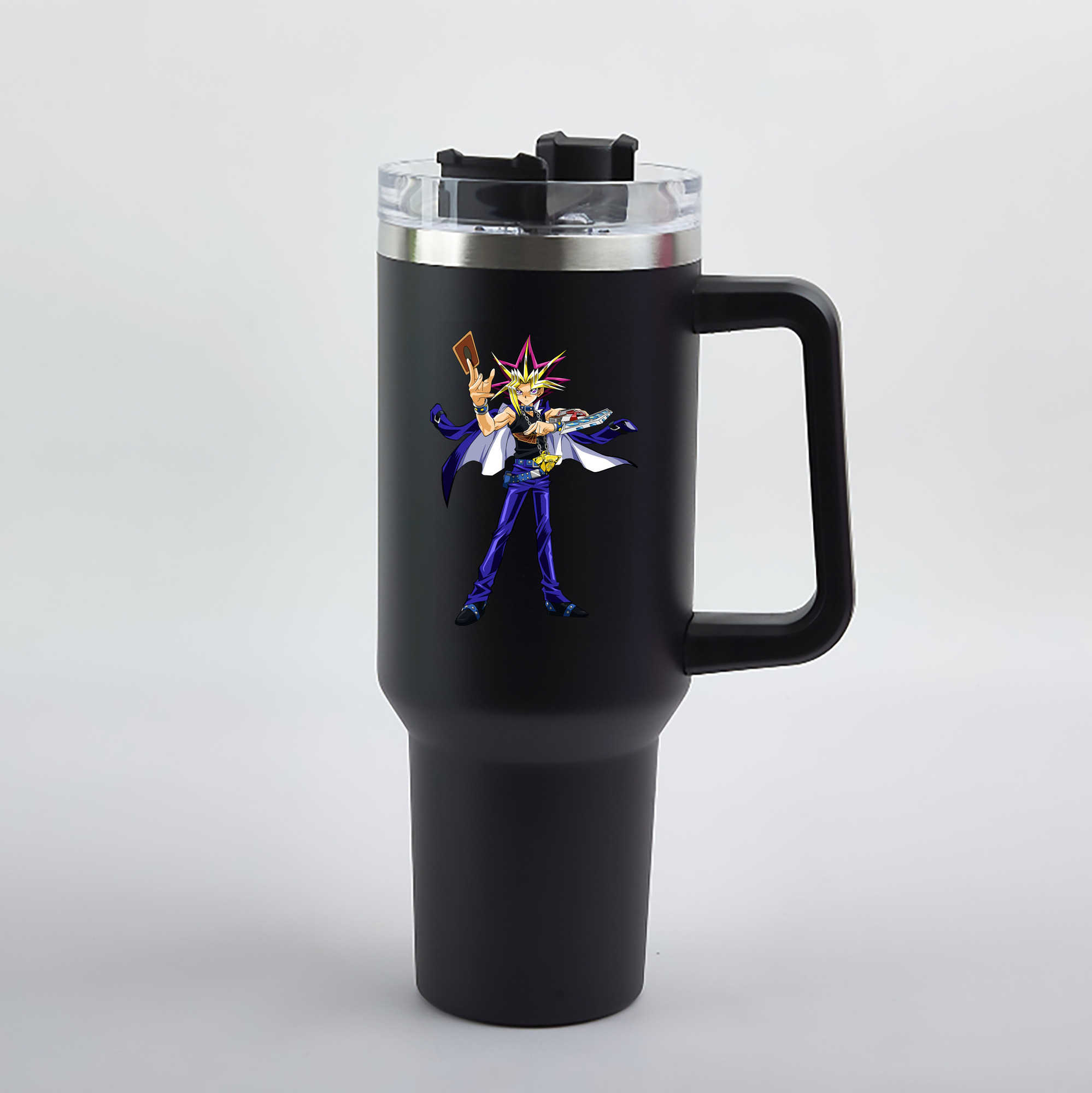 （画像用） 遊☆戯☆王 Yu-Gi-Oh! 1200mL車用タンブラー（カラープリント）