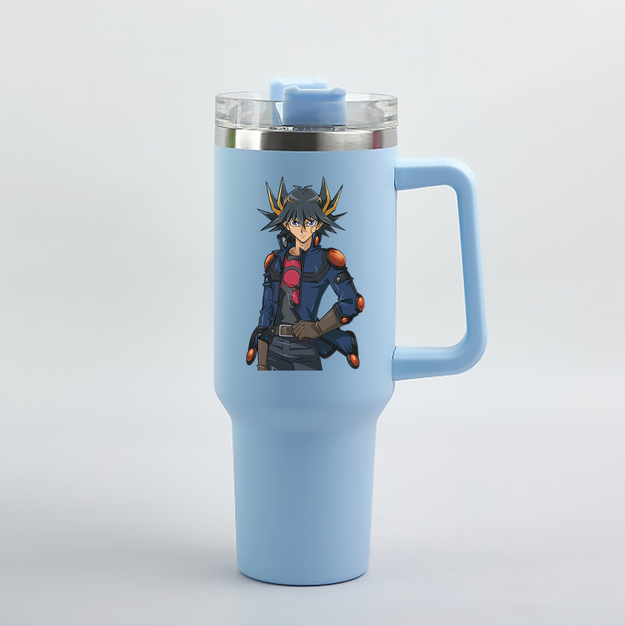 （画像用） 遊☆戯☆王 Yu-Gi-Oh! 1200mL車用タンブラー（カラープリント）