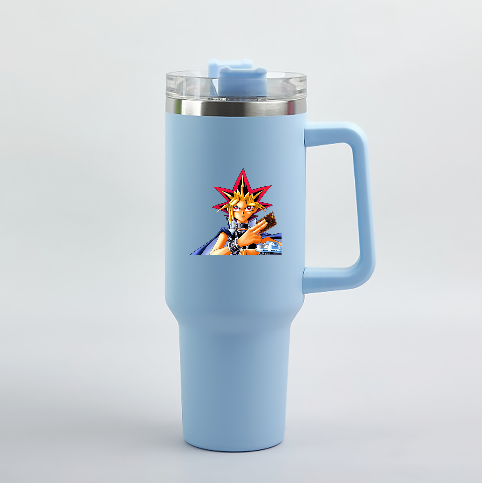 （画像用） 遊☆戯☆王 Yu-Gi-Oh! 1200mL車用タンブラー（カラープリント）