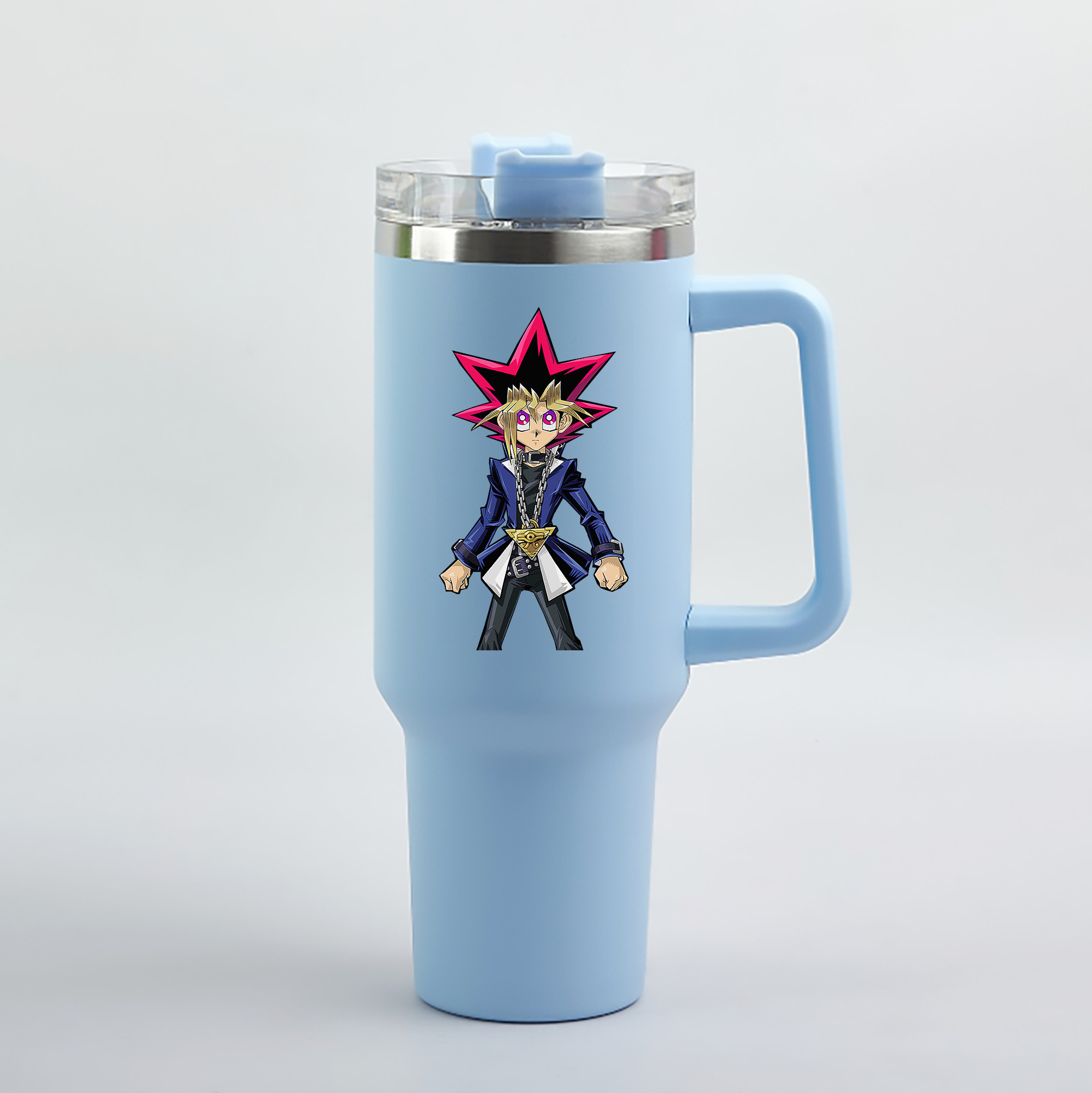 （画像用） 遊☆戯☆王 Yu-Gi-Oh! 1200mL車用タンブラー（カラープリント）