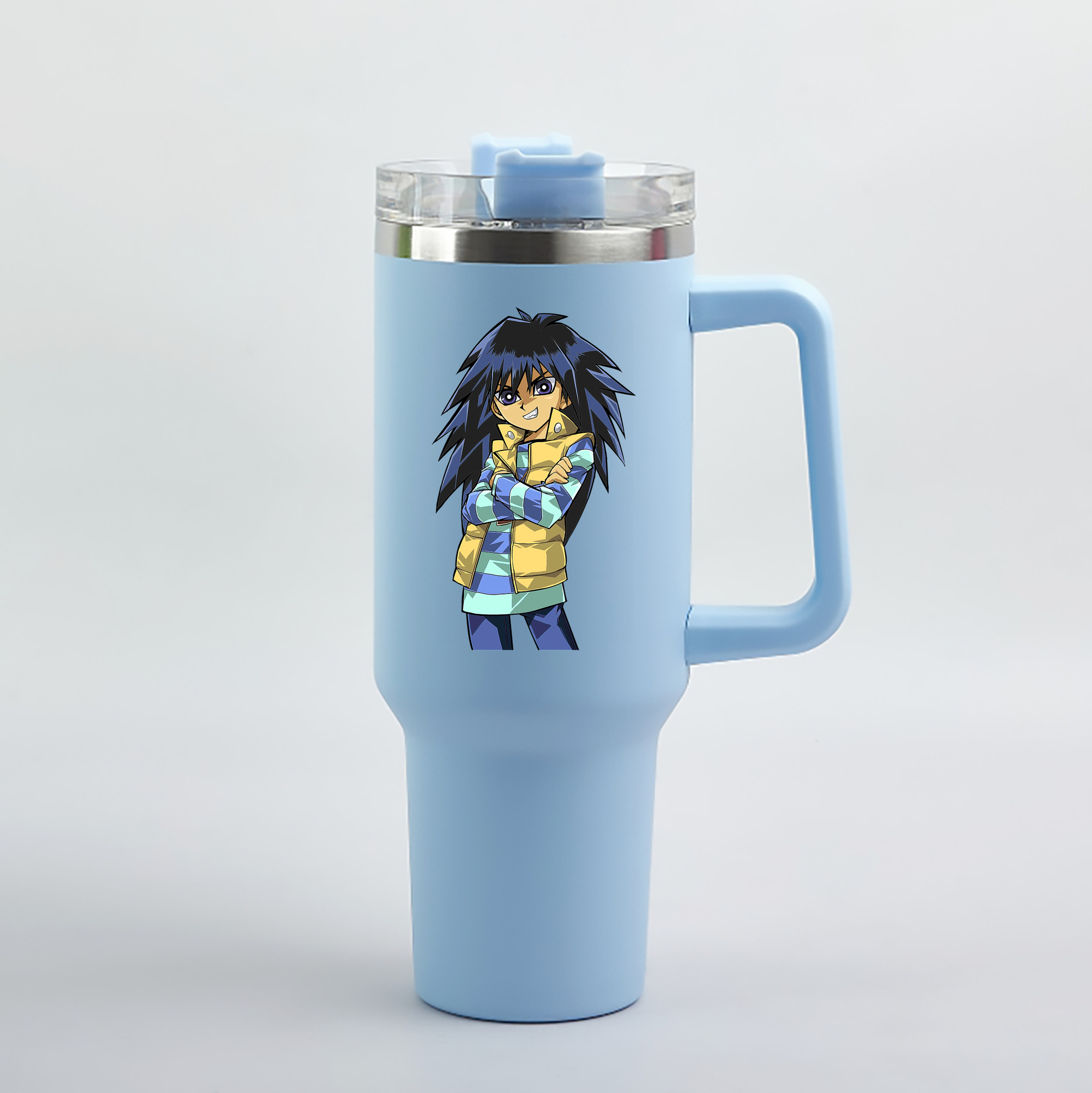 （画像用） 遊☆戯☆王 Yu-Gi-Oh! 1200mL車用タンブラー（カラープリント）