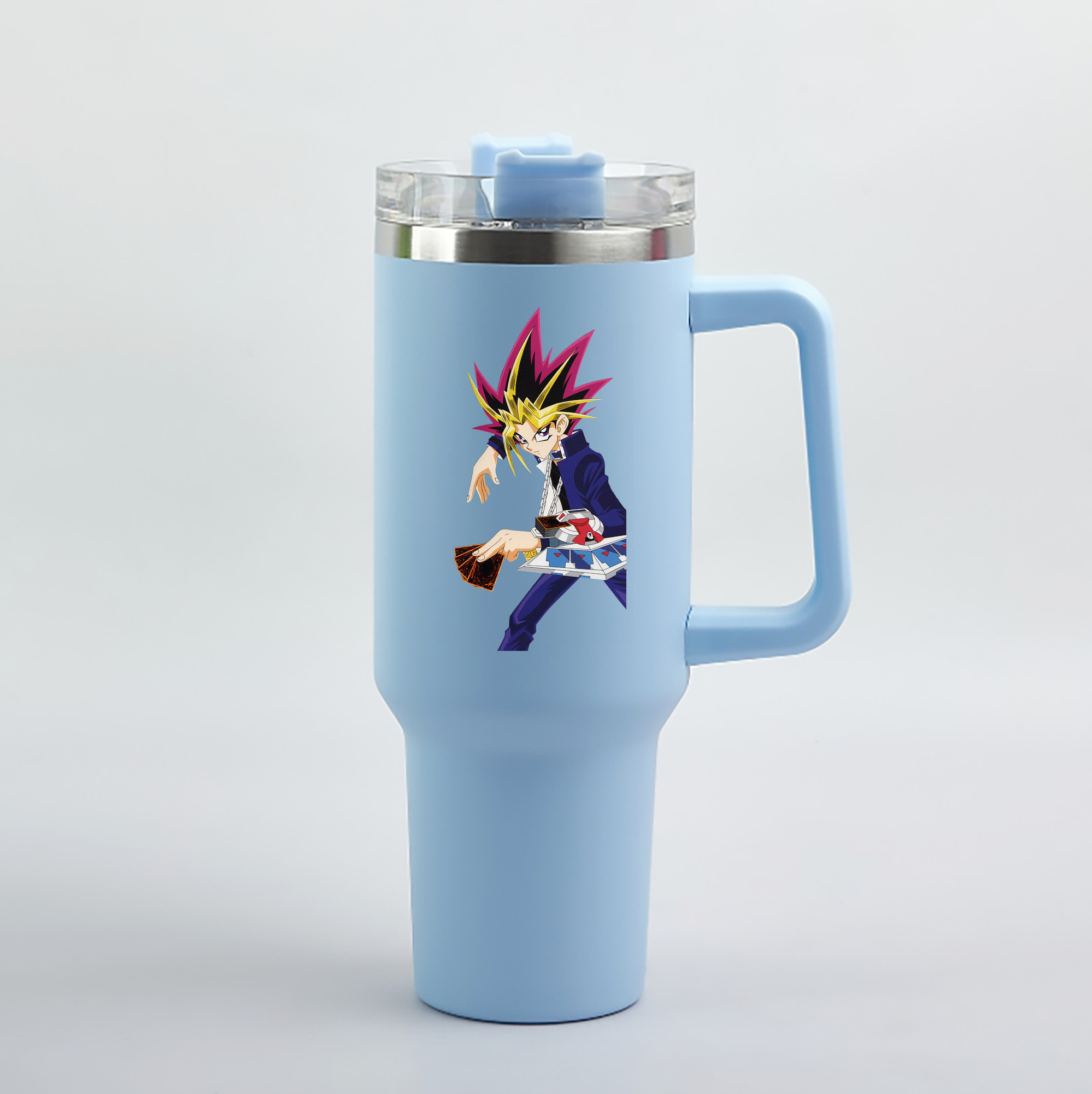 （画像用） 遊☆戯☆王 Yu-Gi-Oh! 1200mL車用タンブラー（カラープリント）
