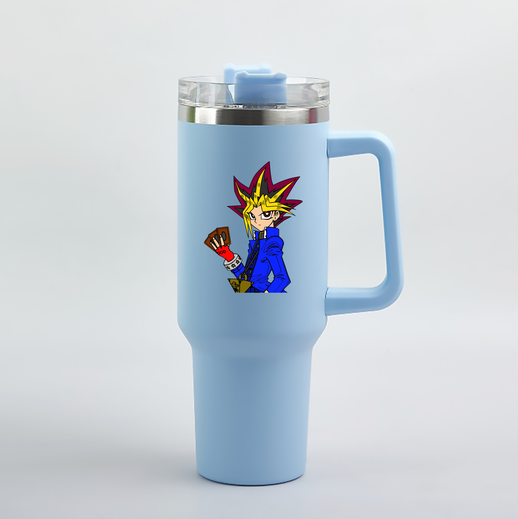 （画像用） 遊☆戯☆王 Yu-Gi-Oh! 1200mL車用タンブラー（カラープリント）