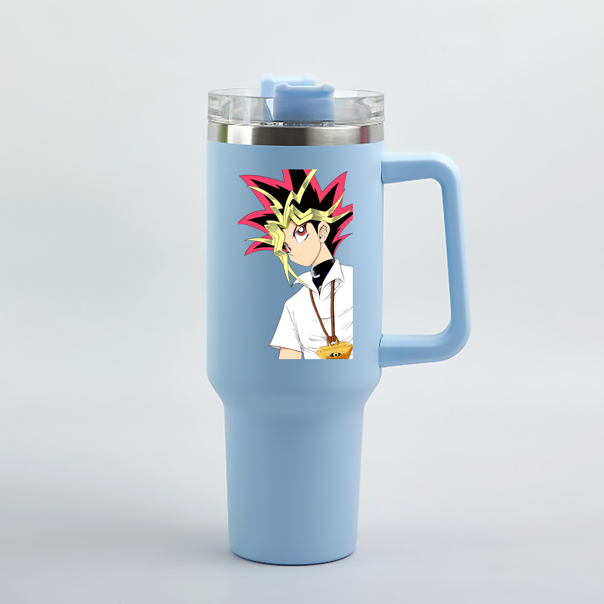 （画像用） 遊☆戯☆王 Yu-Gi-Oh! 1200mL車用タンブラー（カラープリント）