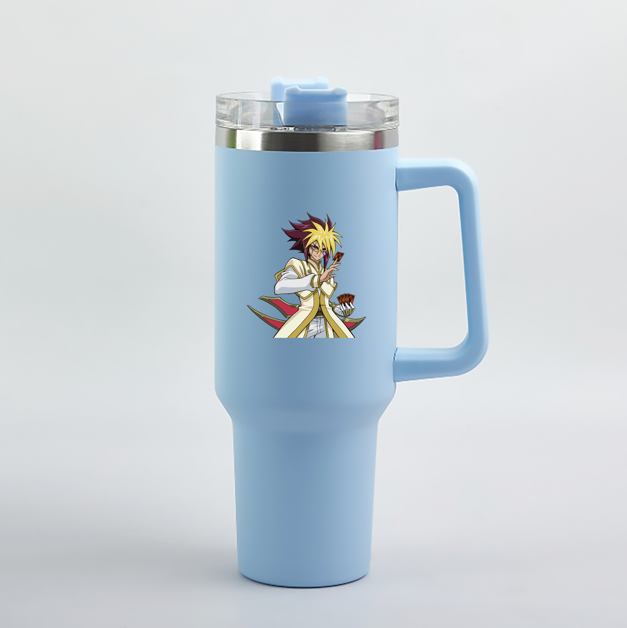 （画像用） 遊☆戯☆王 Yu-Gi-Oh! 1200mL車用タンブラー（カラープリント）