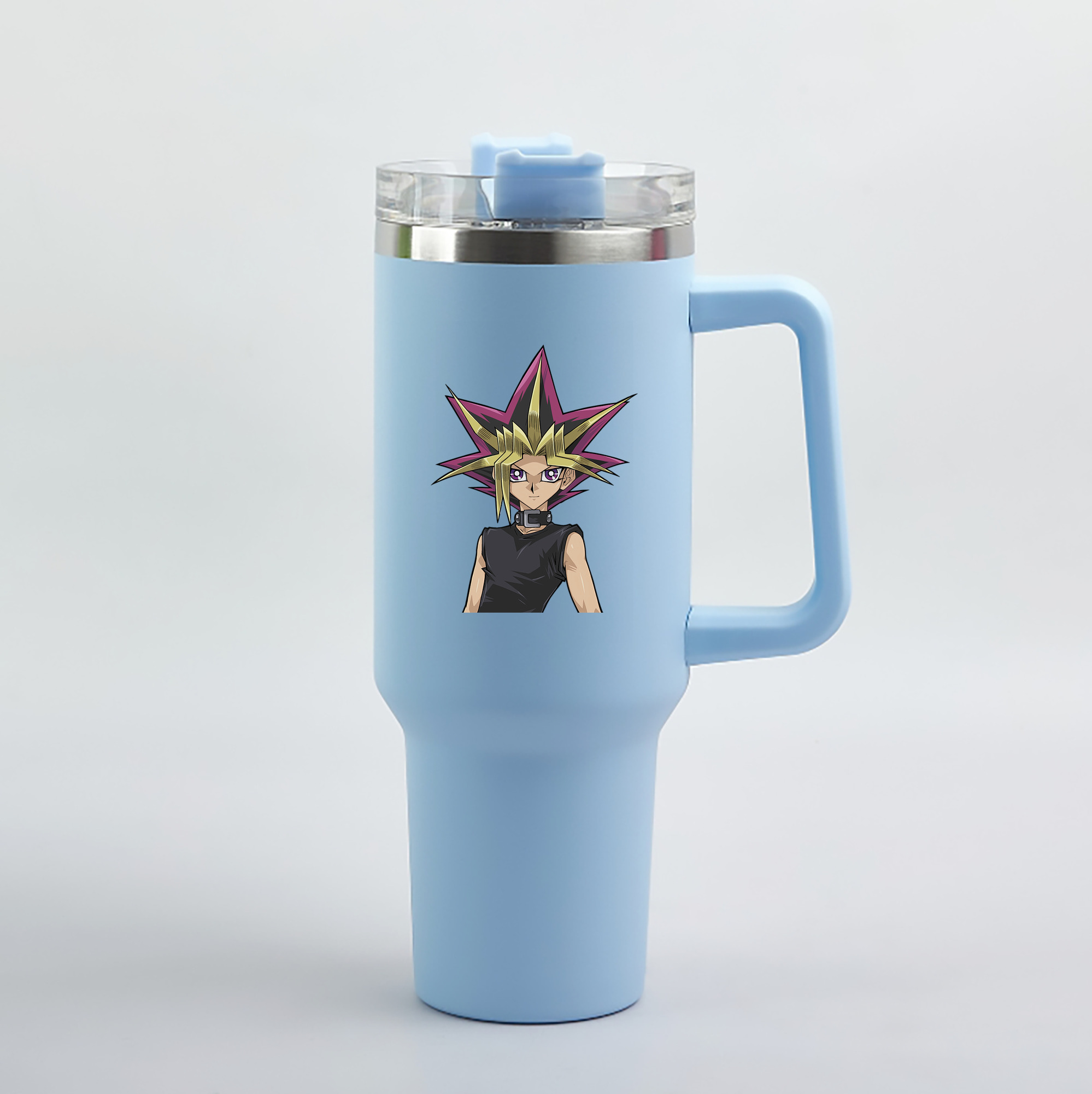 （画像用） 遊☆戯☆王 Yu-Gi-Oh! 1200mL車用タンブラー（カラープリント）