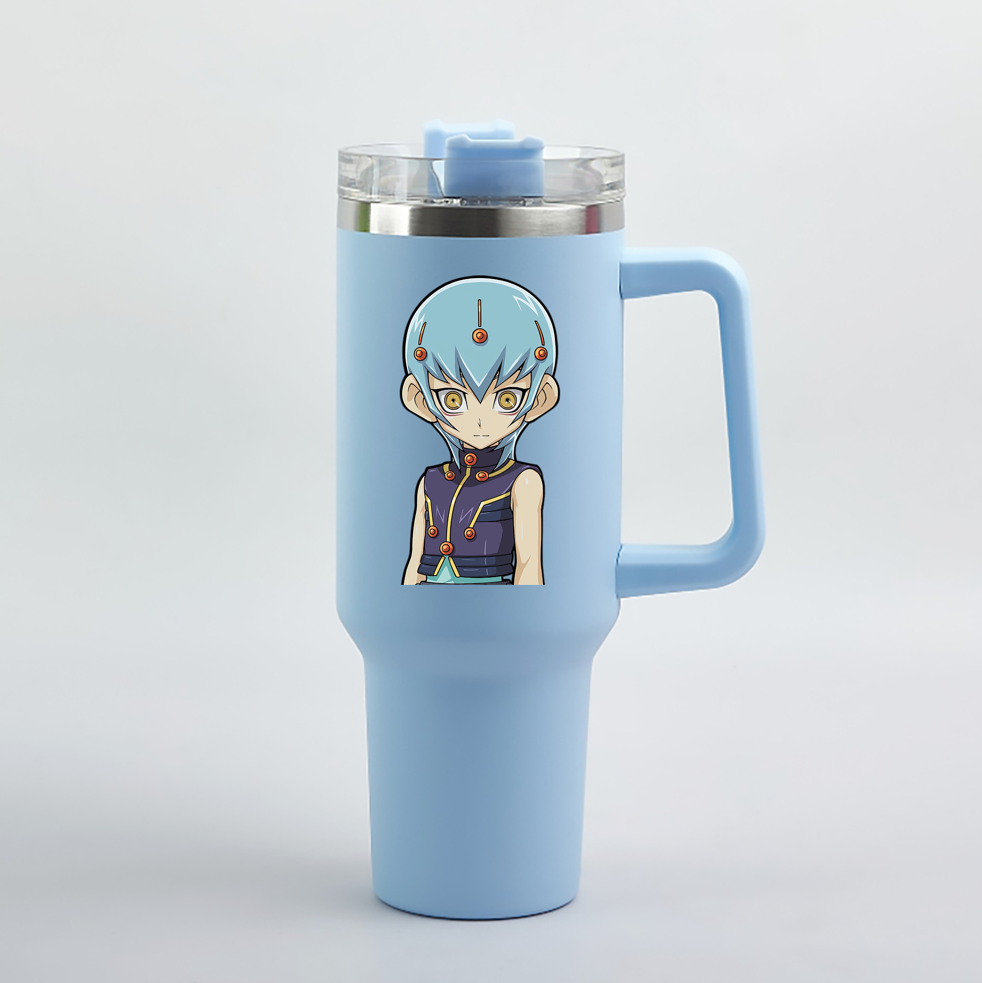 （画像用） 遊☆戯☆王 Yu-Gi-Oh! 1200mL車用タンブラー（カラープリント）