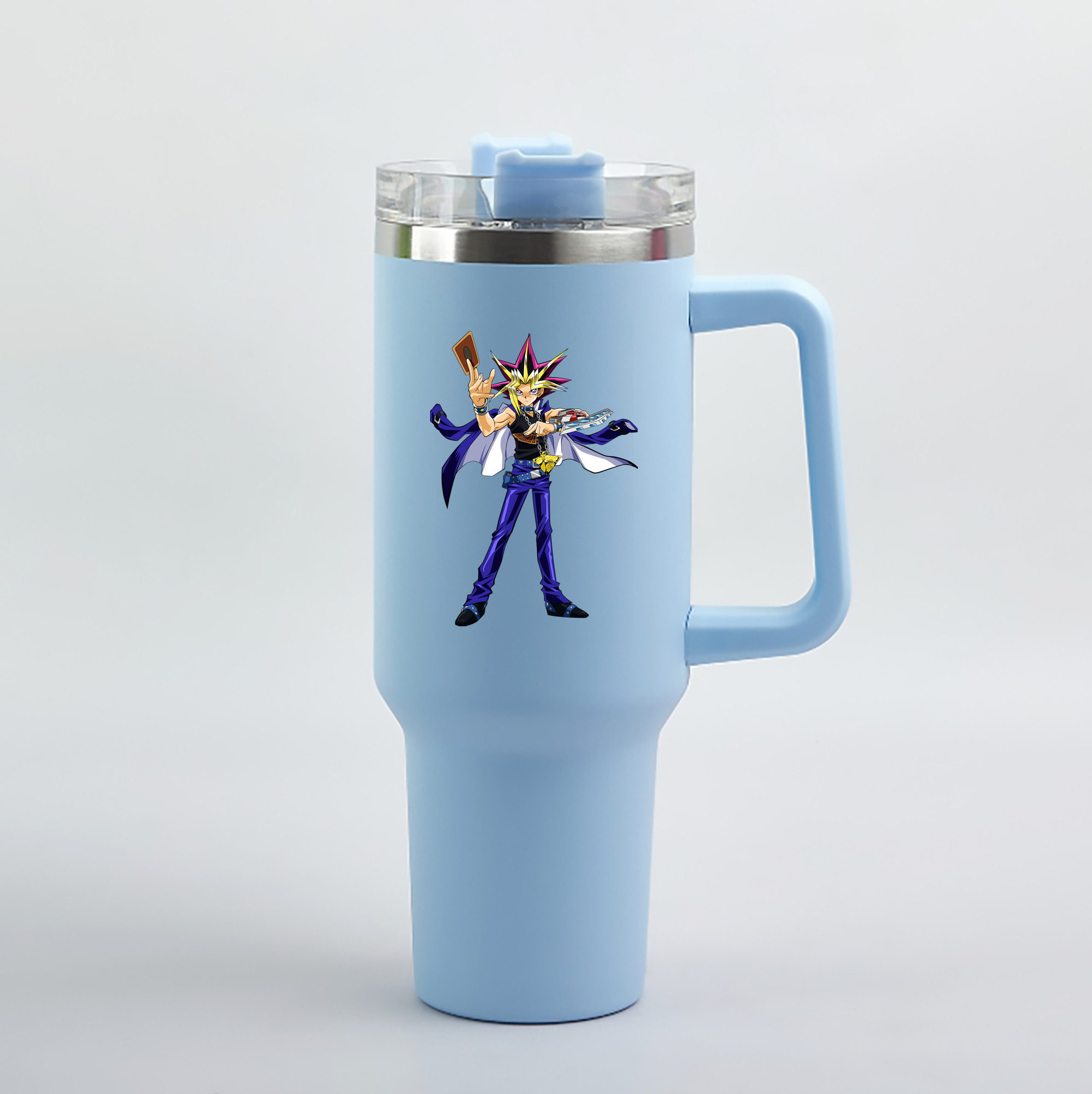 （画像用） 遊☆戯☆王 Yu-Gi-Oh! 1200mL車用タンブラー（カラープリント）