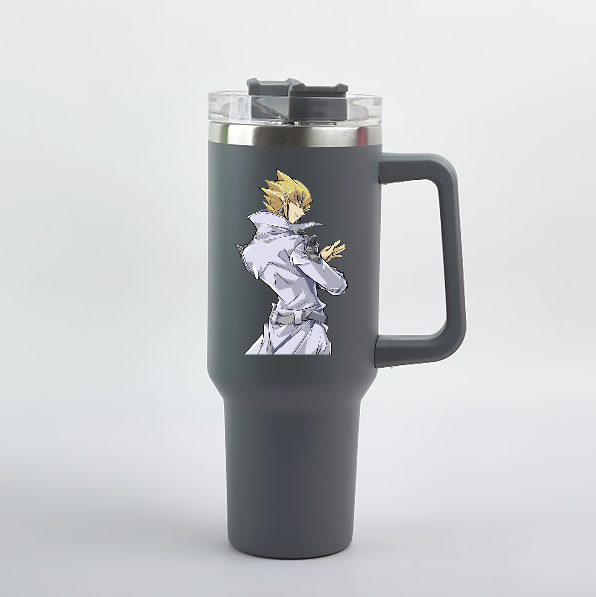 （画像用） 遊☆戯☆王 Yu-Gi-Oh! 1200mL車用タンブラー（カラープリント）