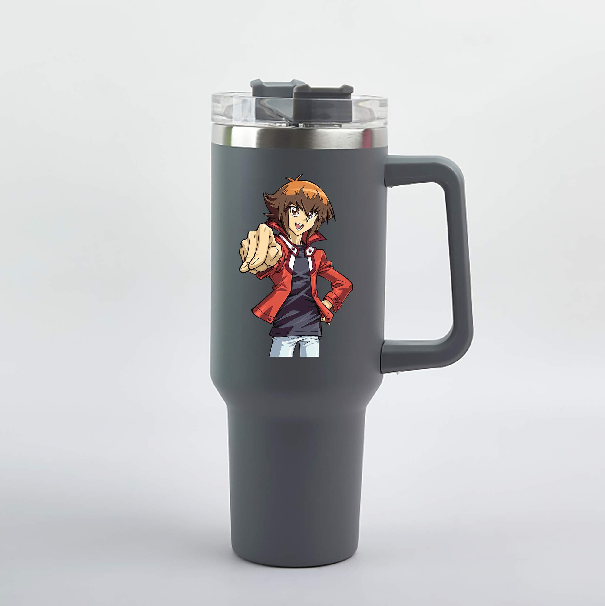 （画像用） 遊☆戯☆王 Yu-Gi-Oh! 1200mL車用タンブラー（カラープリント）