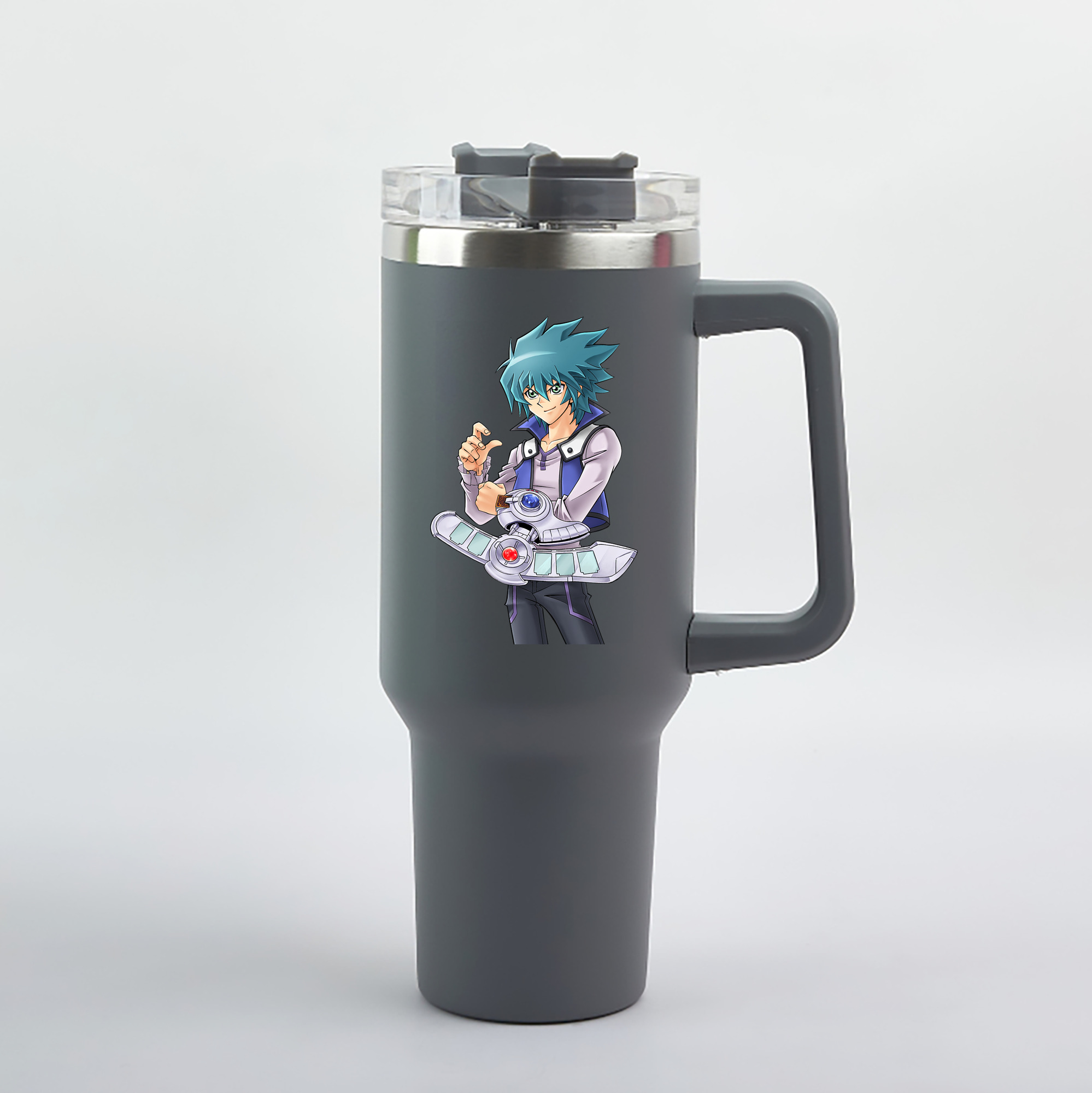 （画像用） 遊☆戯☆王 Yu-Gi-Oh! 1200mL車用タンブラー（カラープリント）