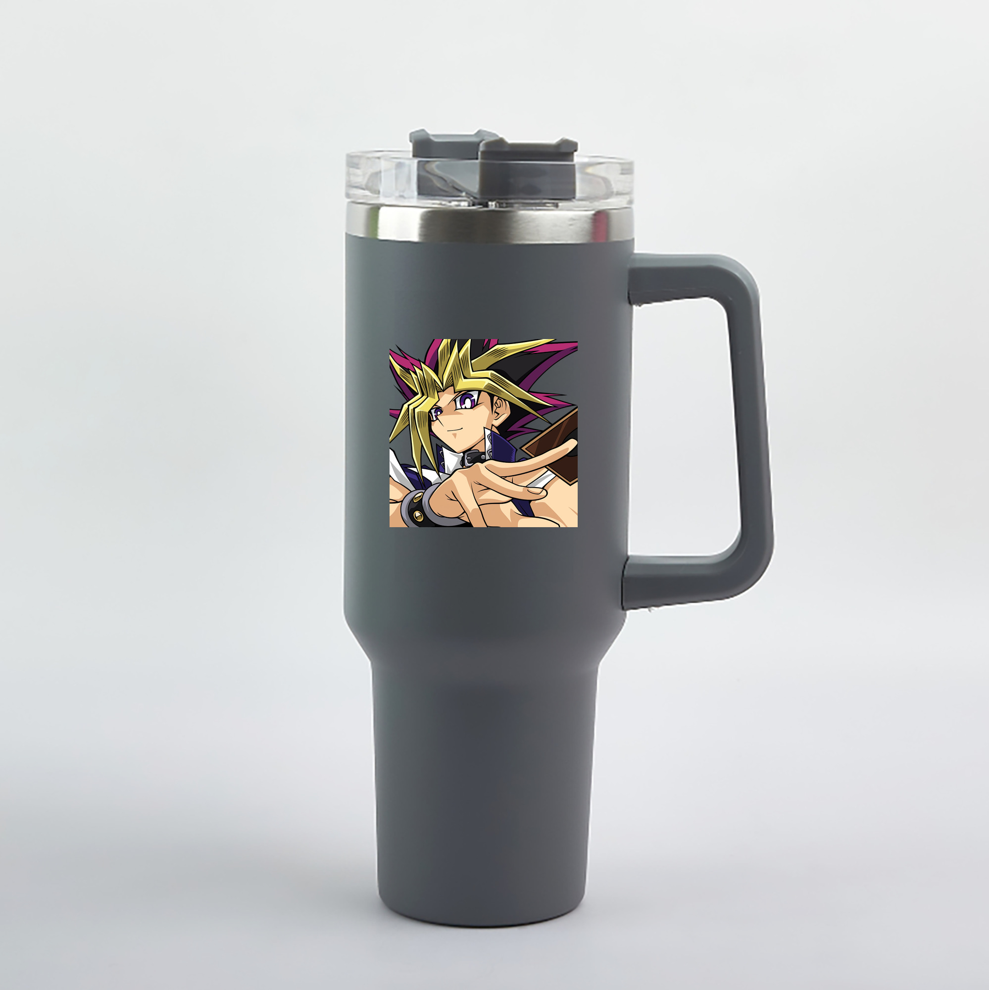 （画像用） 遊☆戯☆王 Yu-Gi-Oh! 1200mL車用タンブラー（カラープリント）