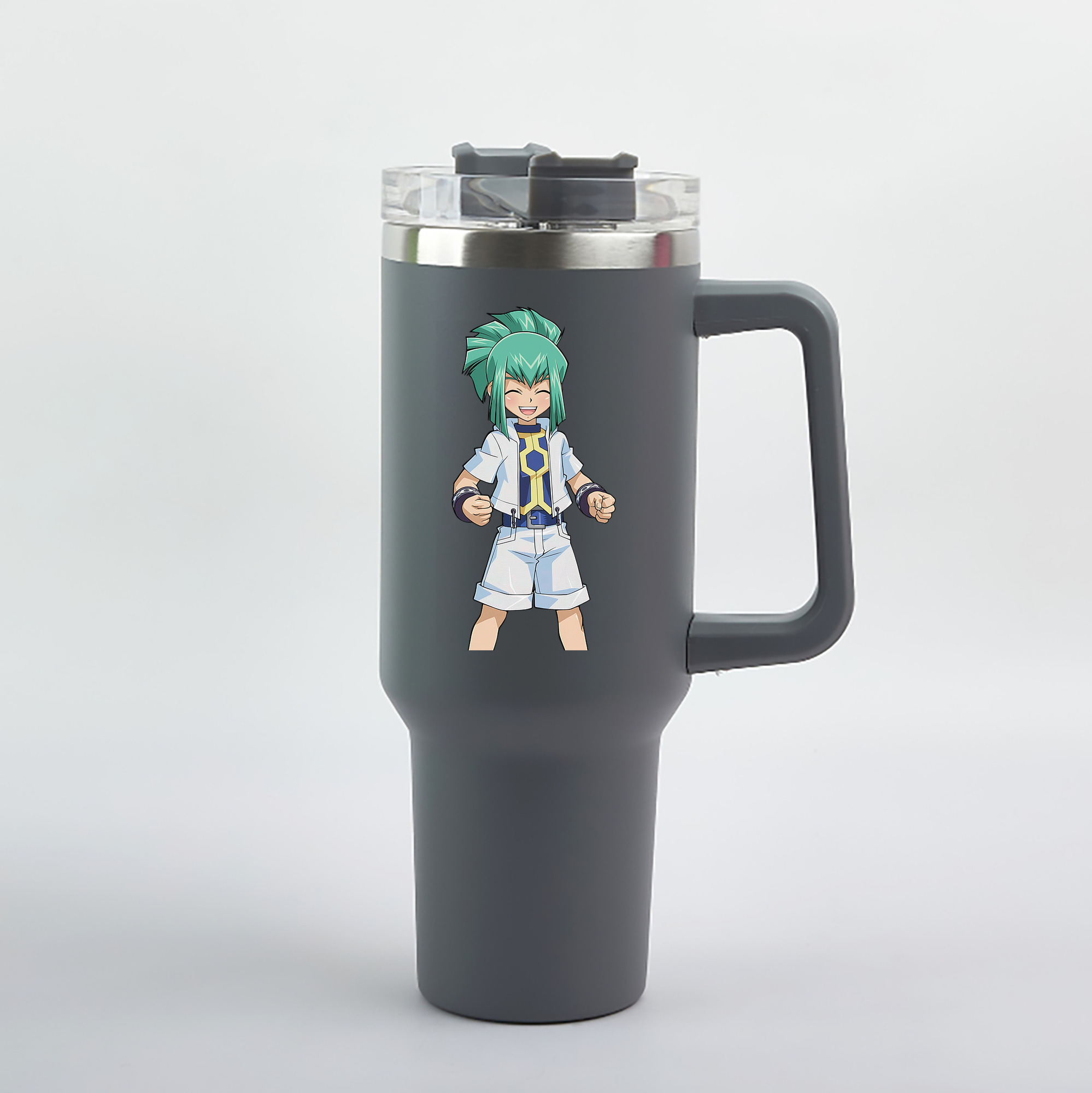 （画像用） 遊☆戯☆王 Yu-Gi-Oh! 1200mL車用タンブラー（カラープリント）