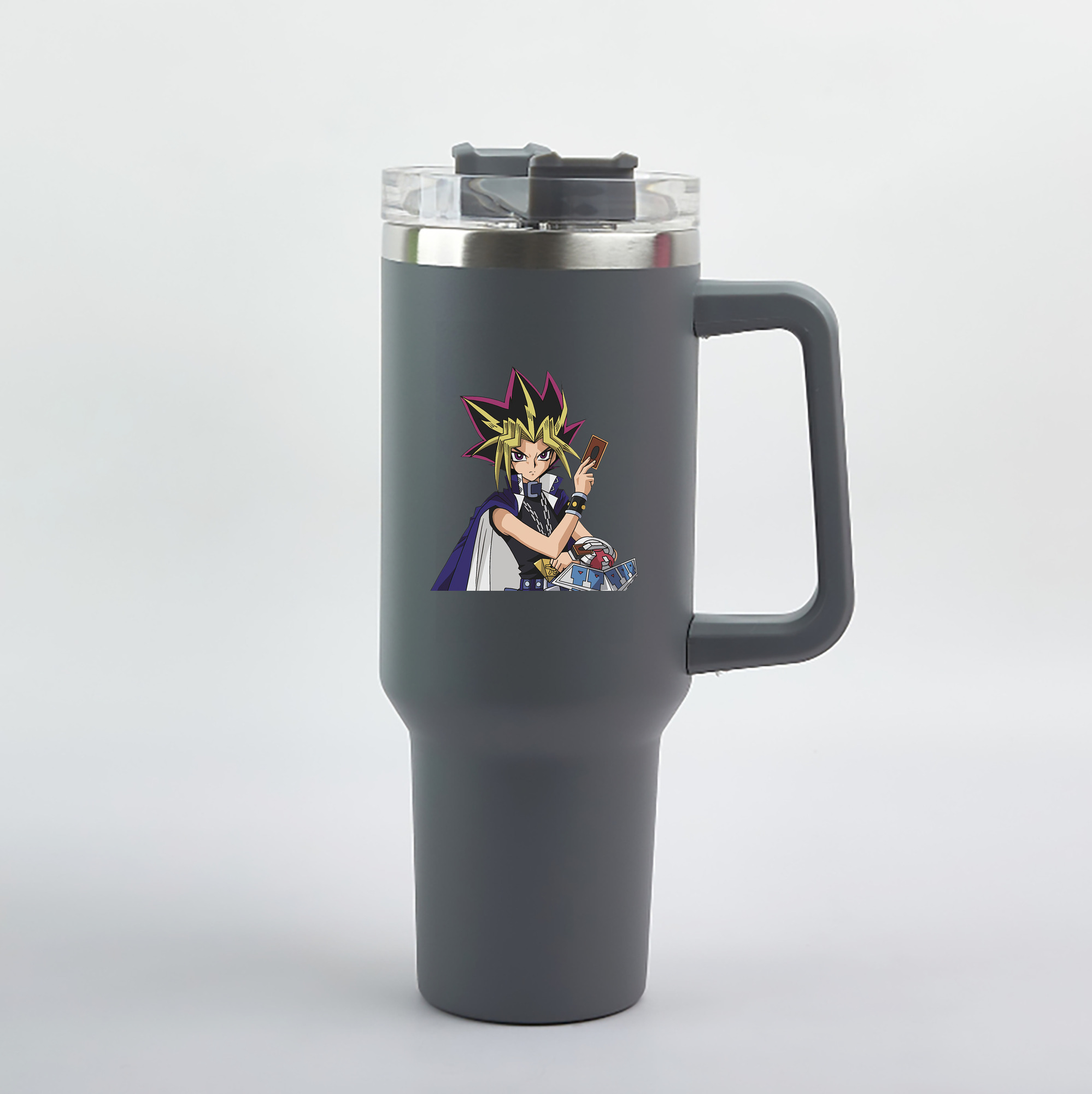 （画像用） 遊☆戯☆王 Yu-Gi-Oh! 1200mL車用タンブラー（カラープリント）