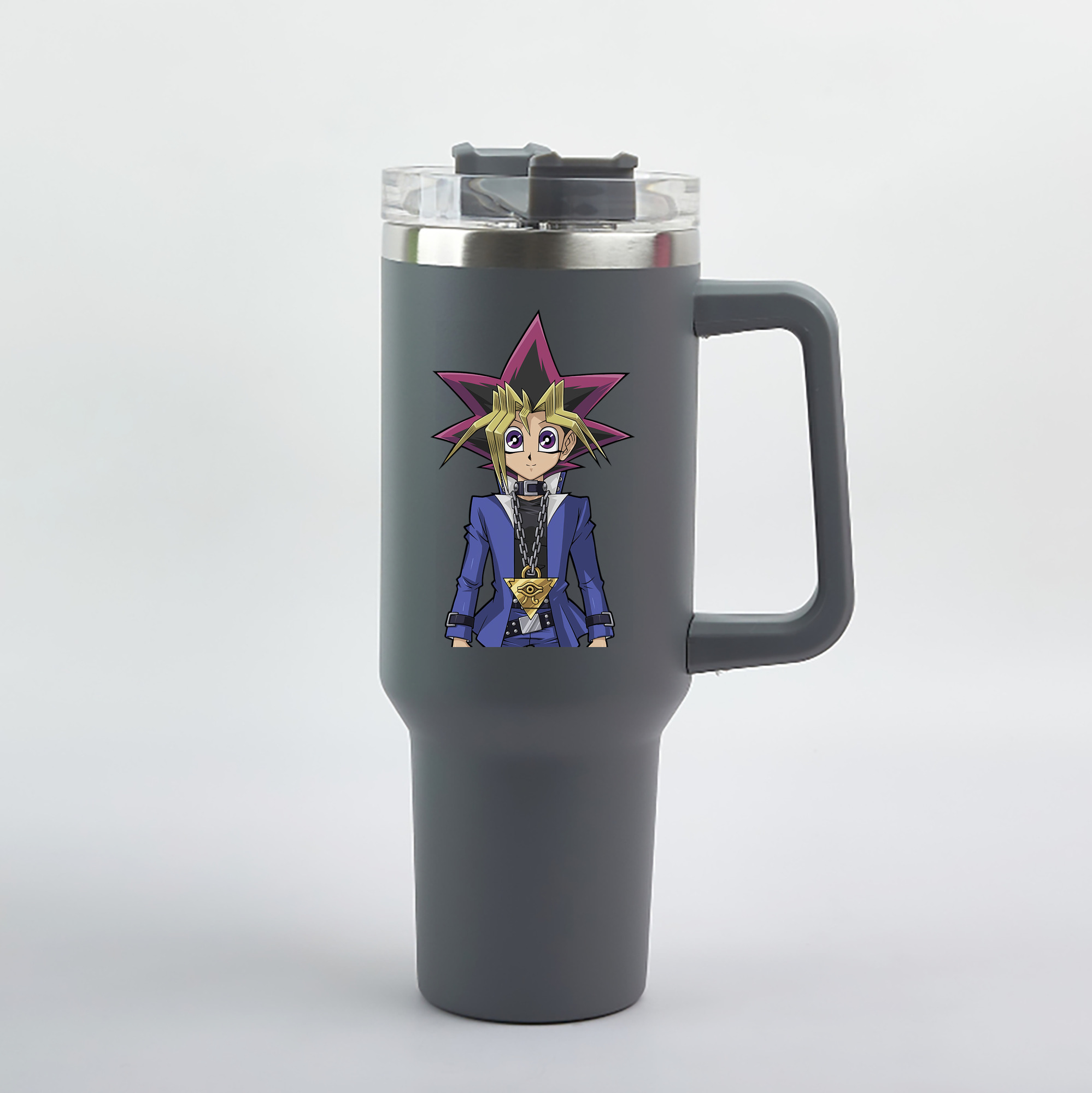 （画像用） 遊☆戯☆王 Yu-Gi-Oh! 1200mL車用タンブラー（カラープリント）