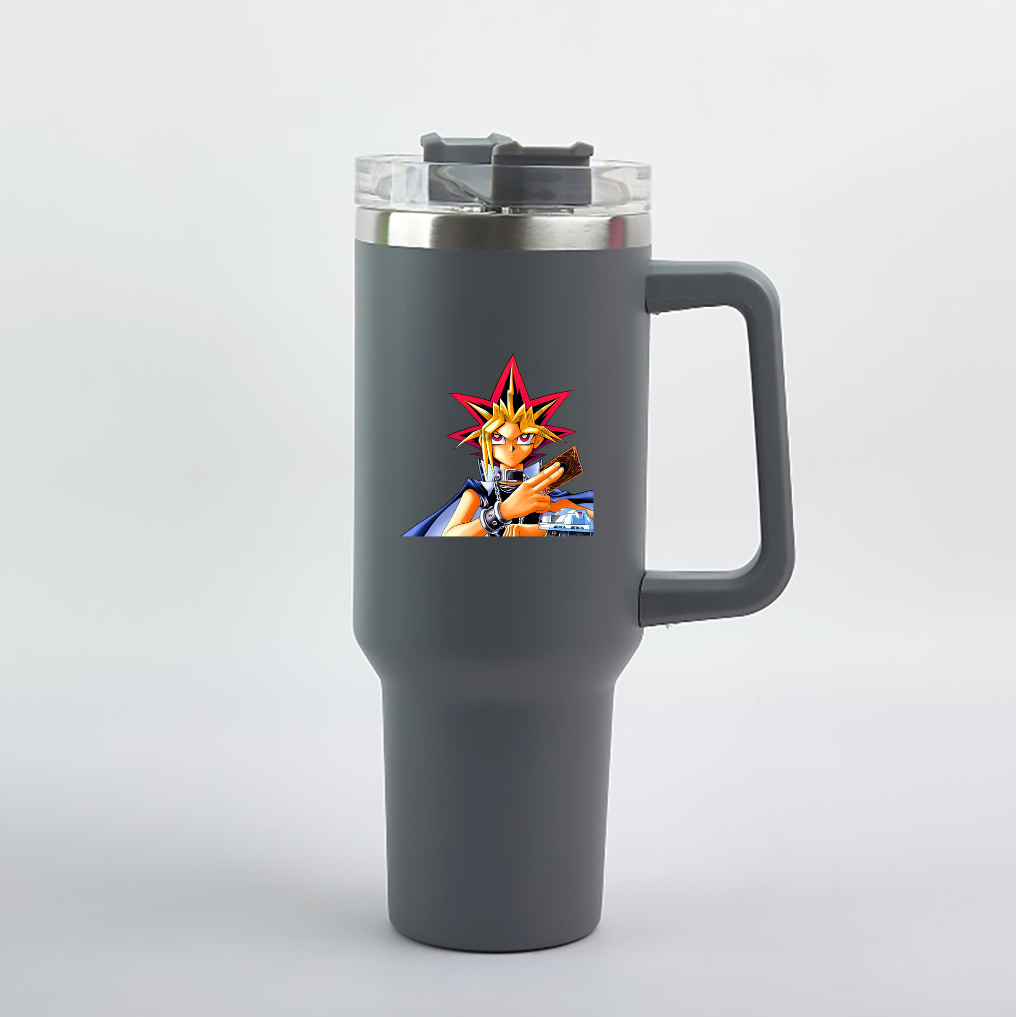 （画像用） 遊☆戯☆王 Yu-Gi-Oh! 1200mL車用タンブラー（カラープリント）