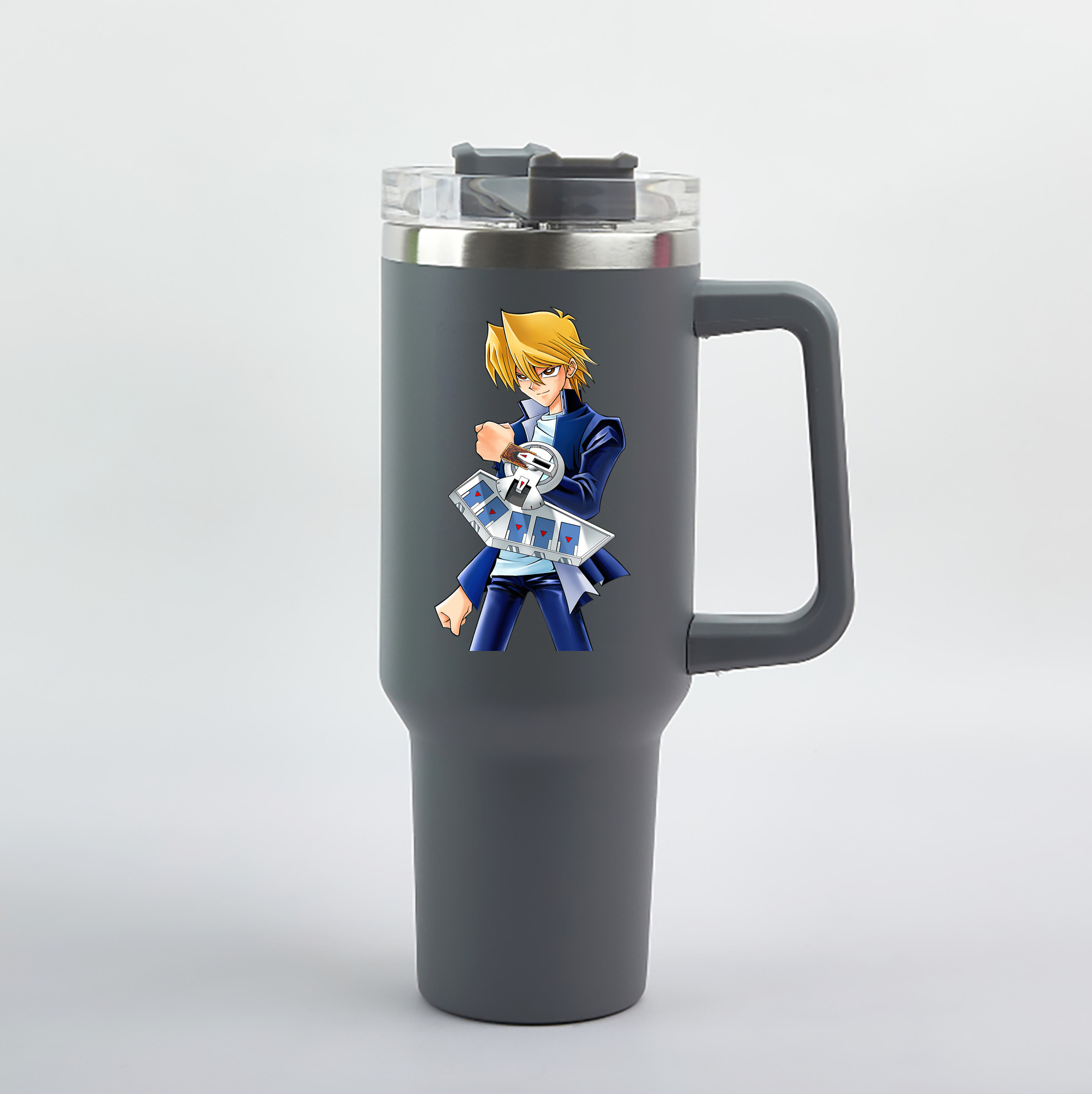 （画像用） 遊☆戯☆王 Yu-Gi-Oh! 1200mL車用タンブラー（カラープリント）