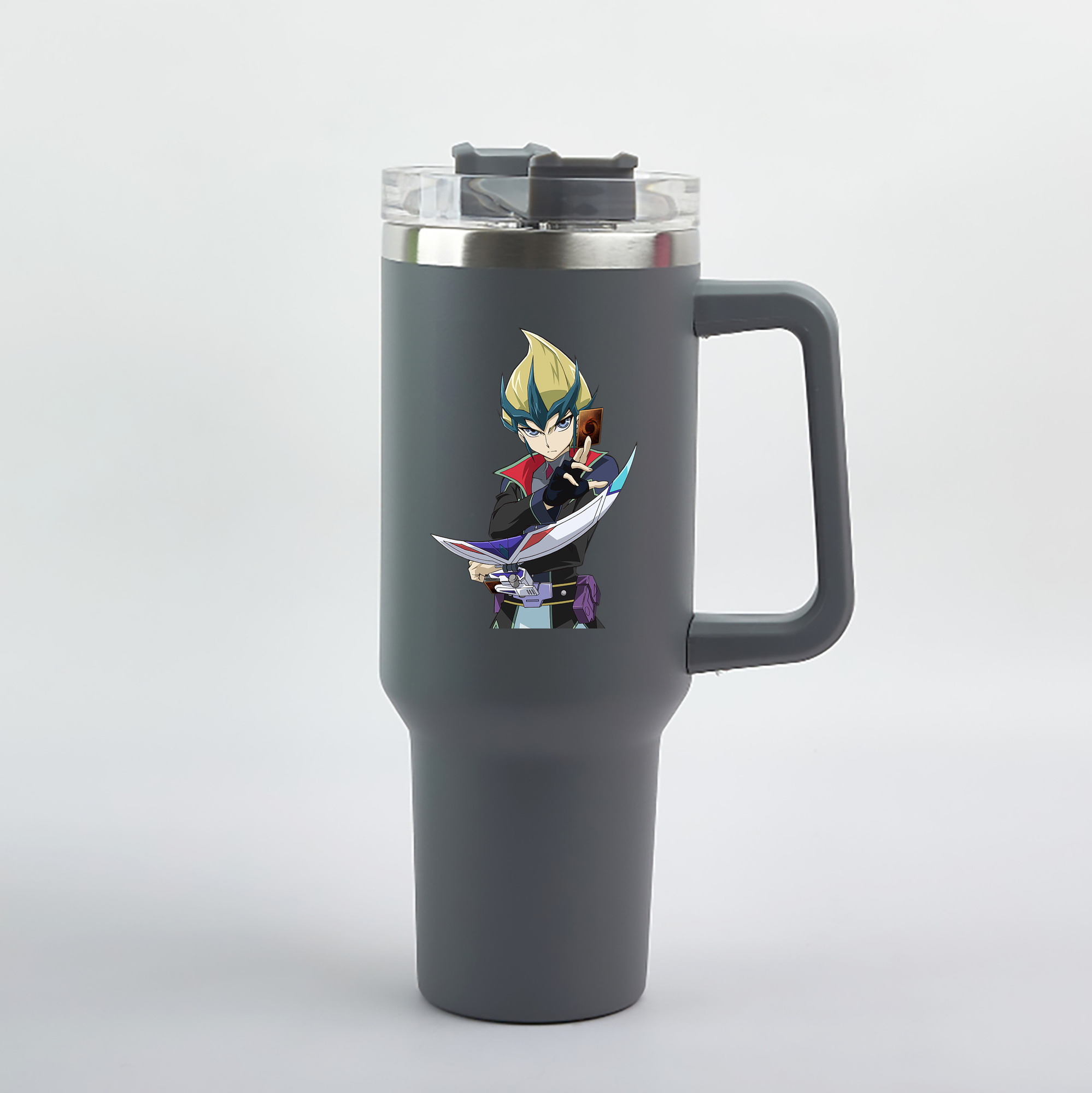 （画像用） 遊☆戯☆王 Yu-Gi-Oh! 1200mL車用タンブラー（カラープリント）