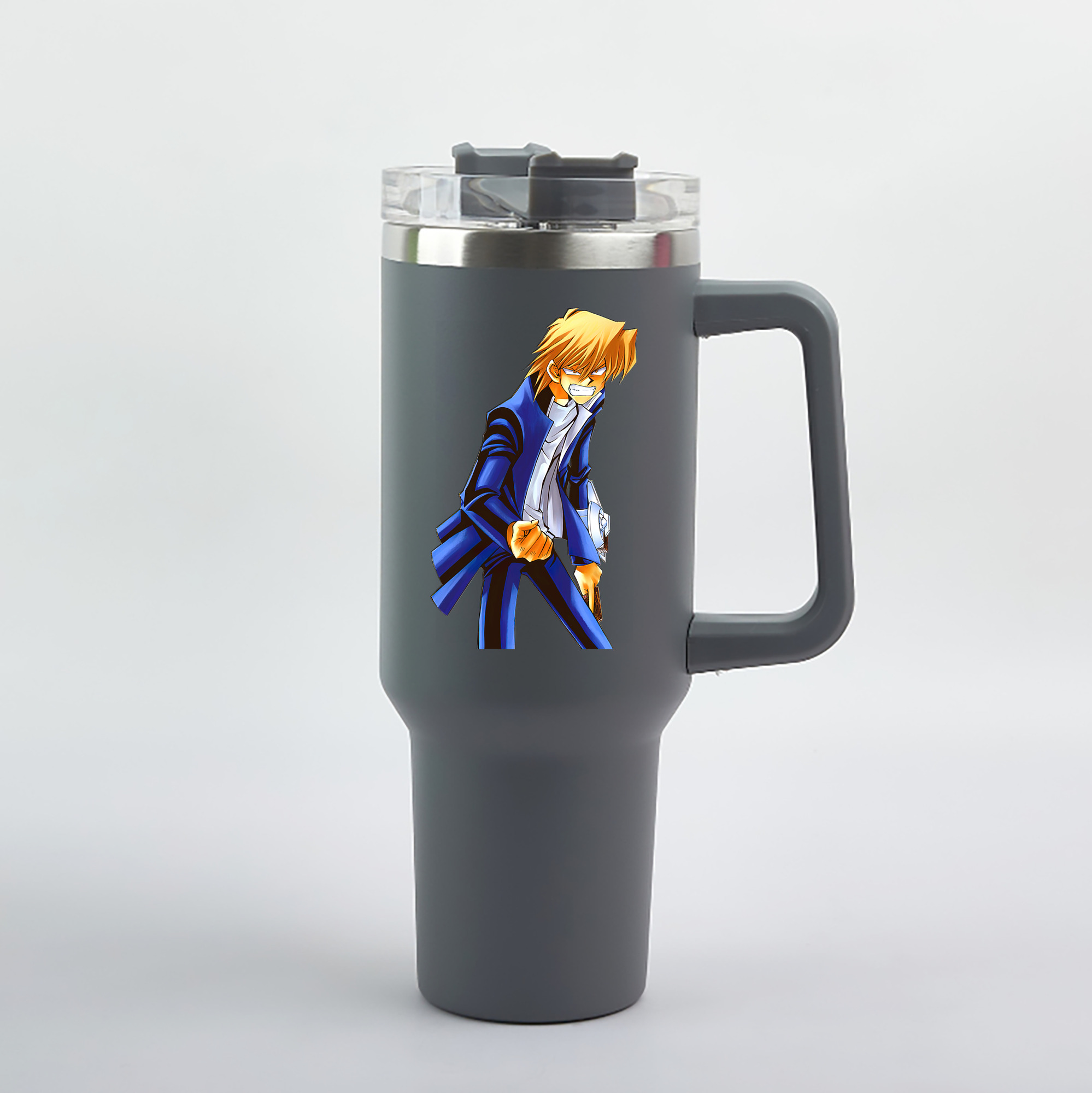 （画像用） 遊☆戯☆王 Yu-Gi-Oh! 1200mL車用タンブラー（カラープリント）