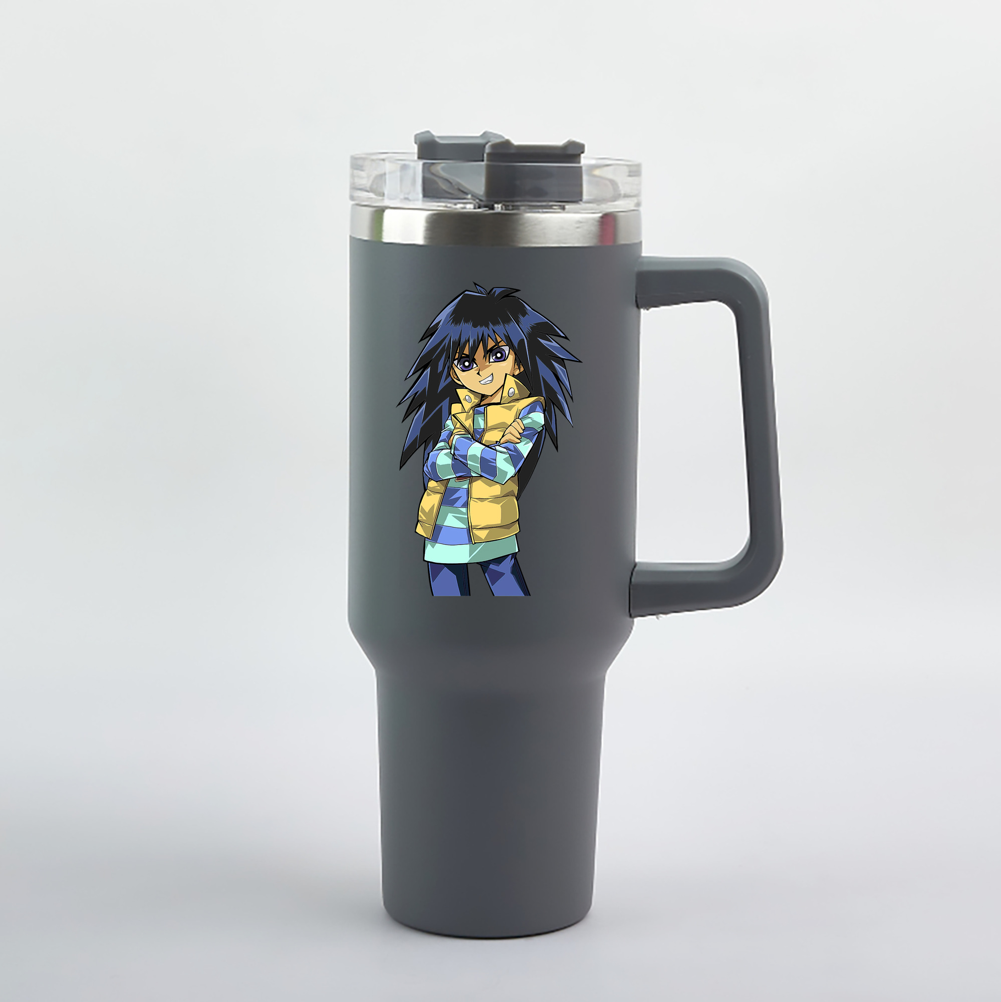 （画像用） 遊☆戯☆王 Yu-Gi-Oh! 1200mL車用タンブラー（カラープリント）