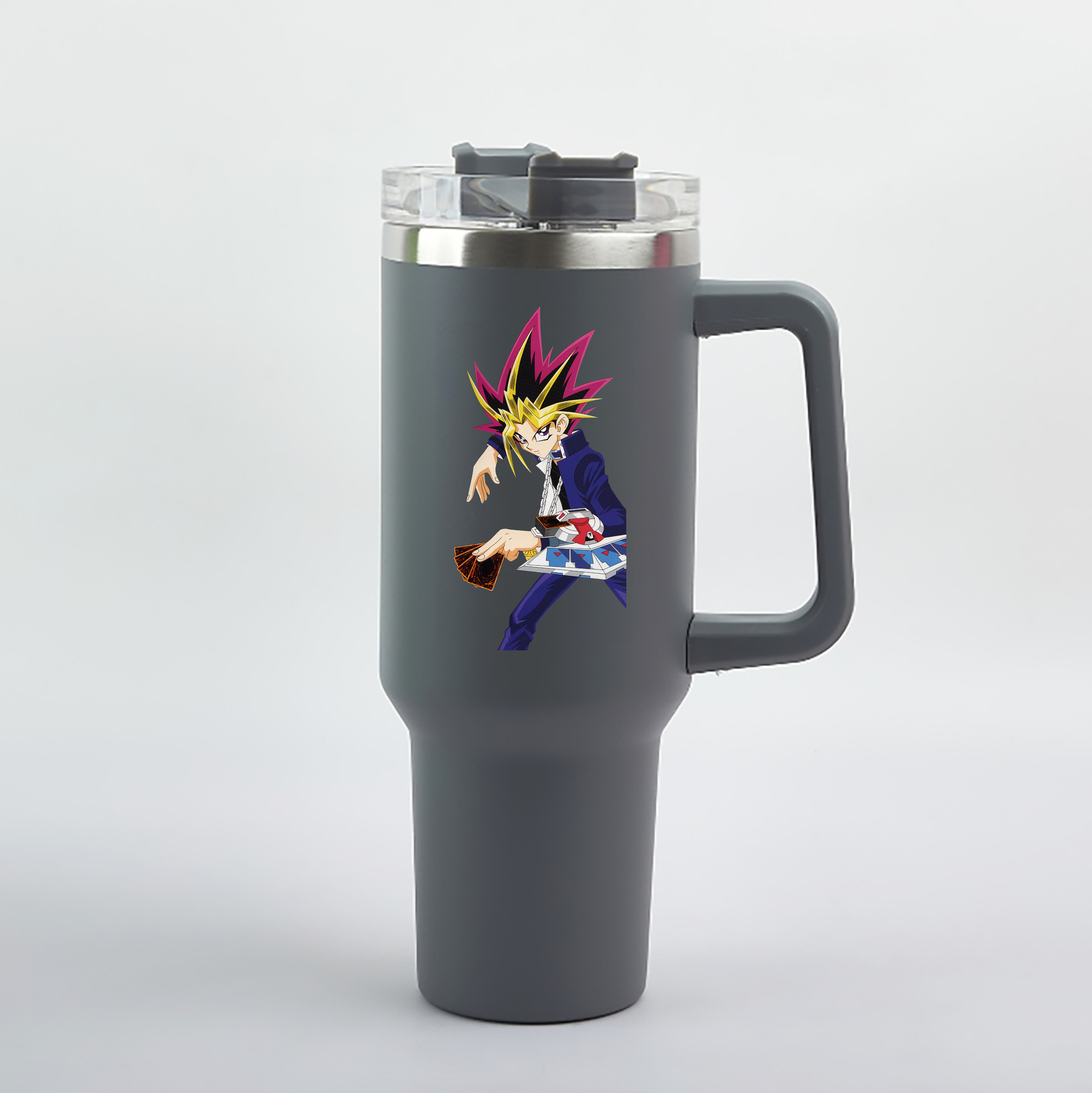 （画像用） 遊☆戯☆王 Yu-Gi-Oh! 1200mL車用タンブラー（カラープリント）