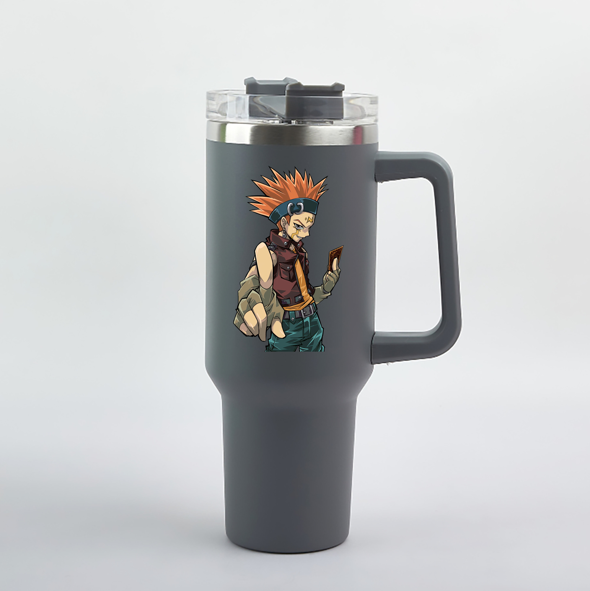 （画像用） 遊☆戯☆王 Yu-Gi-Oh! 1200mL車用タンブラー（カラープリント）