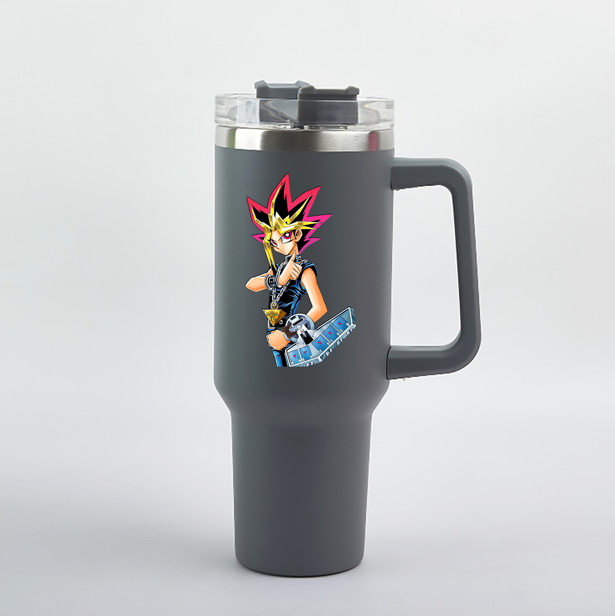 （画像用） 遊☆戯☆王 Yu-Gi-Oh! 1200mL車用タンブラー（カラープリント）