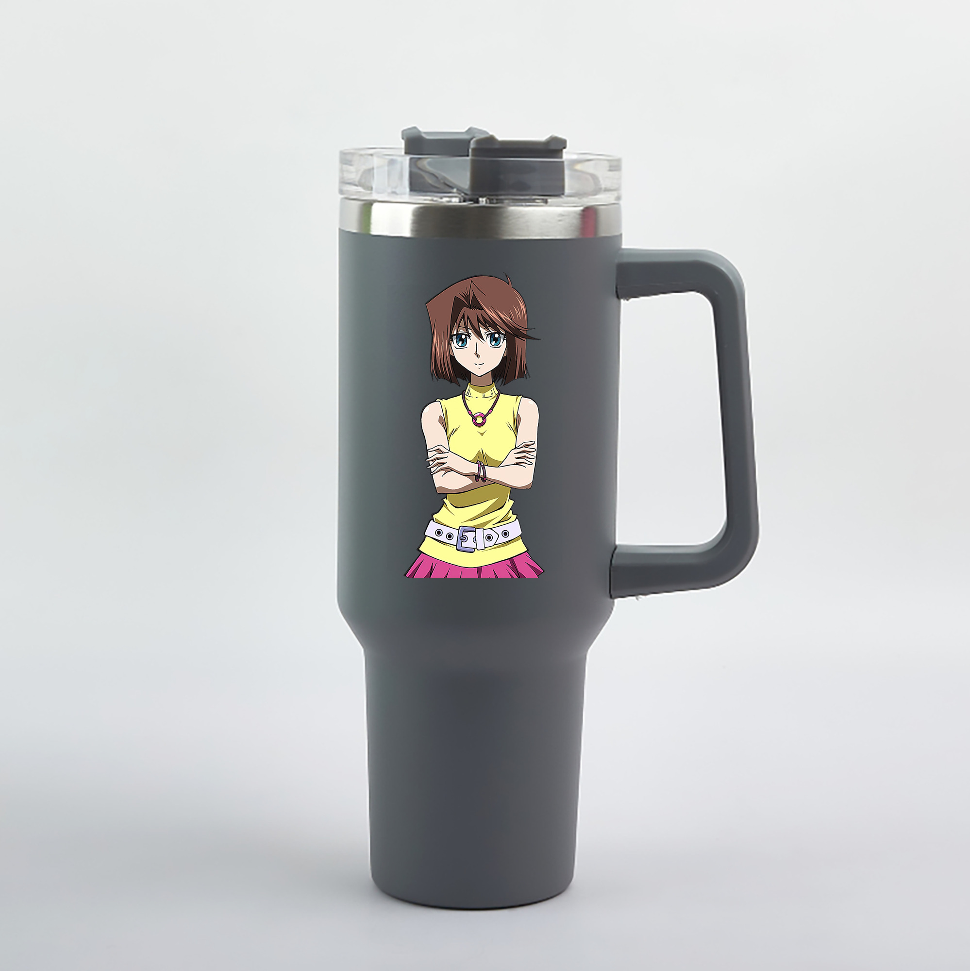 （画像用） 遊☆戯☆王 Yu-Gi-Oh! 1200mL車用タンブラー（カラープリント）