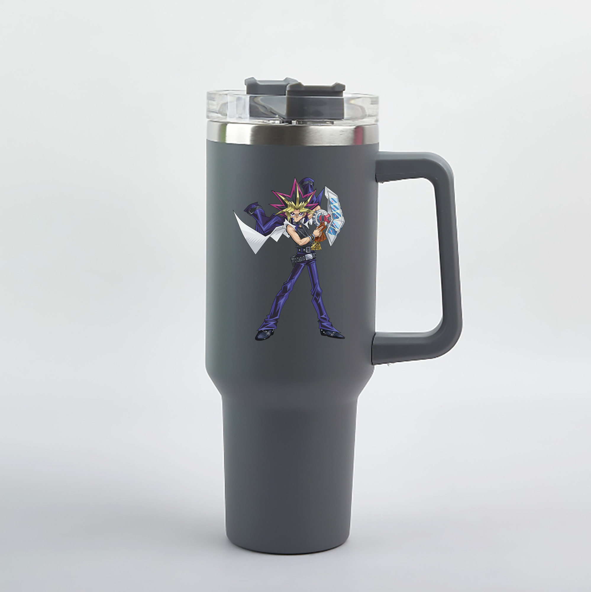 （画像用） 遊☆戯☆王 Yu-Gi-Oh! 1200mL車用タンブラー（カラープリント）
