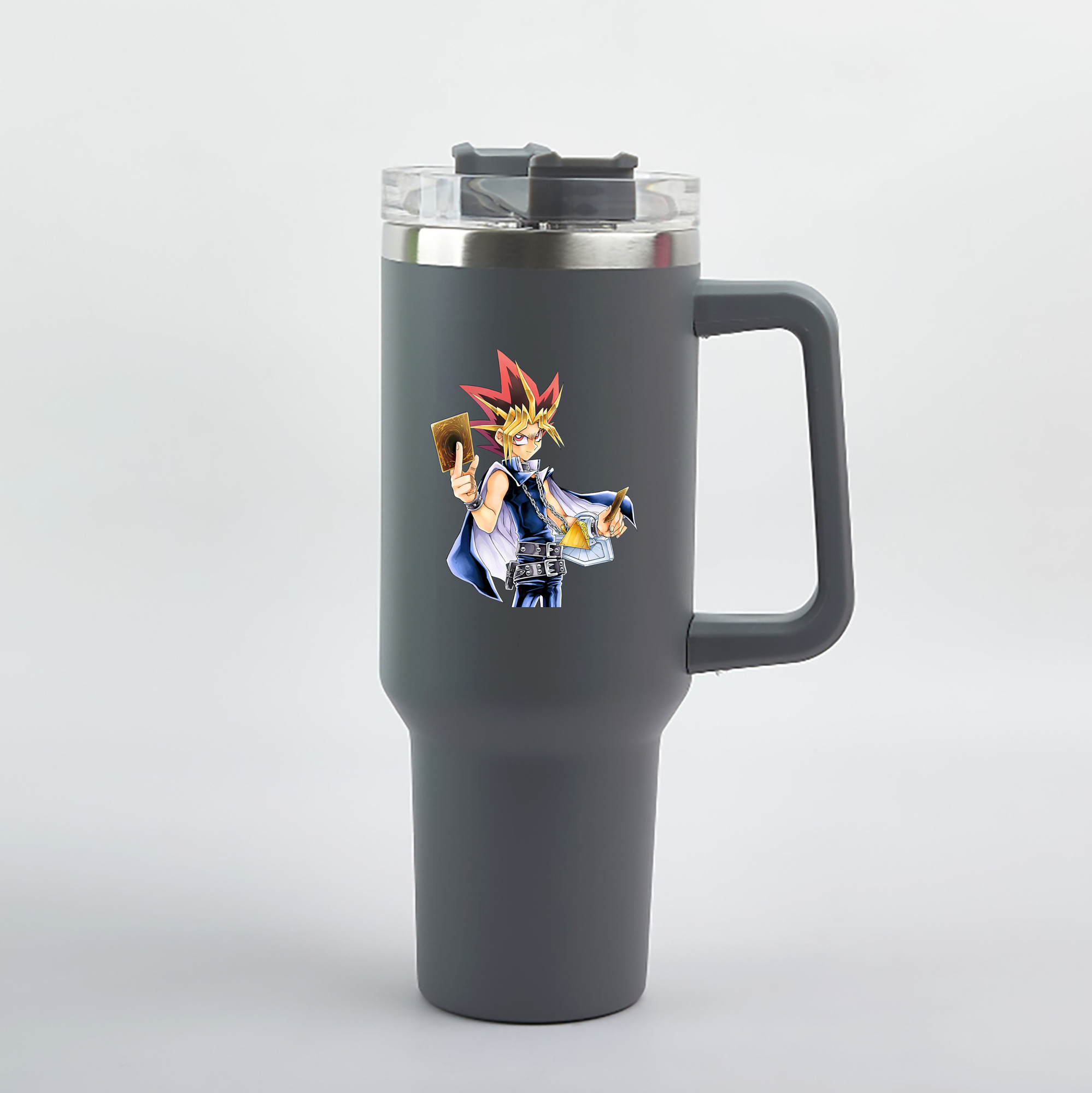 （画像用） 遊☆戯☆王 Yu-Gi-Oh! 1200mL車用タンブラー（カラープリント）