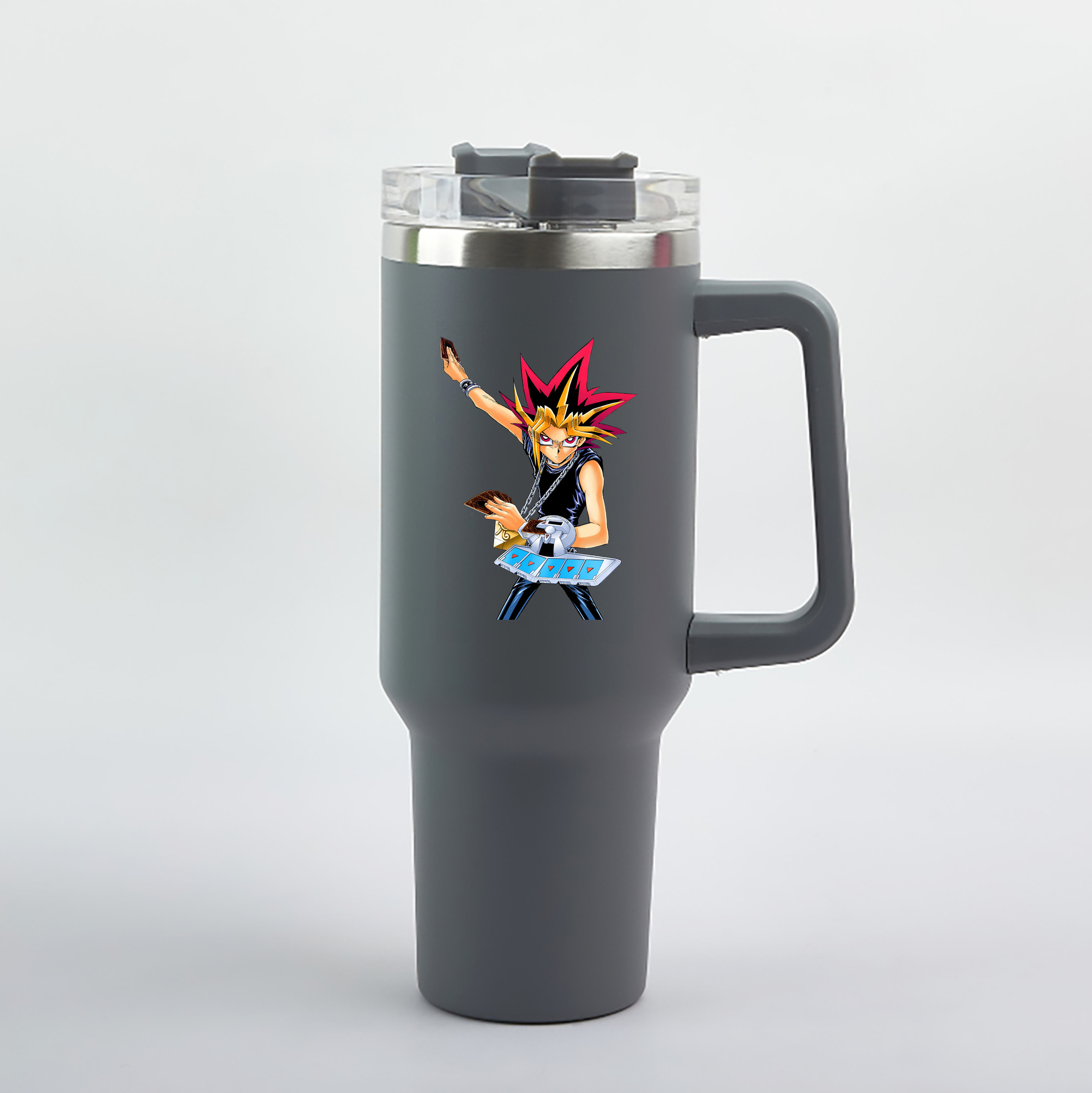 （画像用） 遊☆戯☆王 Yu-Gi-Oh! 1200mL車用タンブラー（カラープリント）