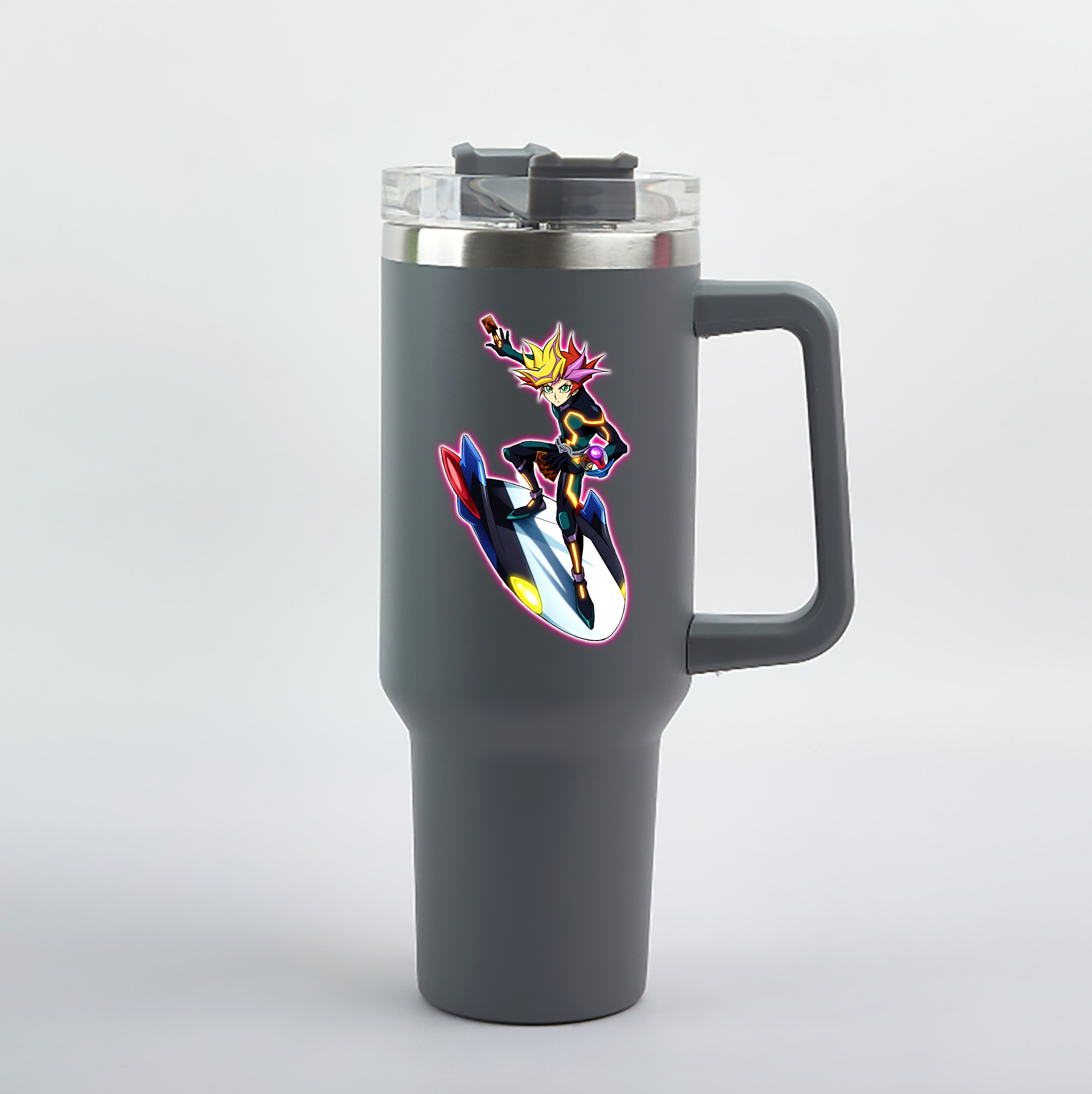 （画像用） 遊☆戯☆王 Yu-Gi-Oh! 1200mL車用タンブラー（カラープリント）