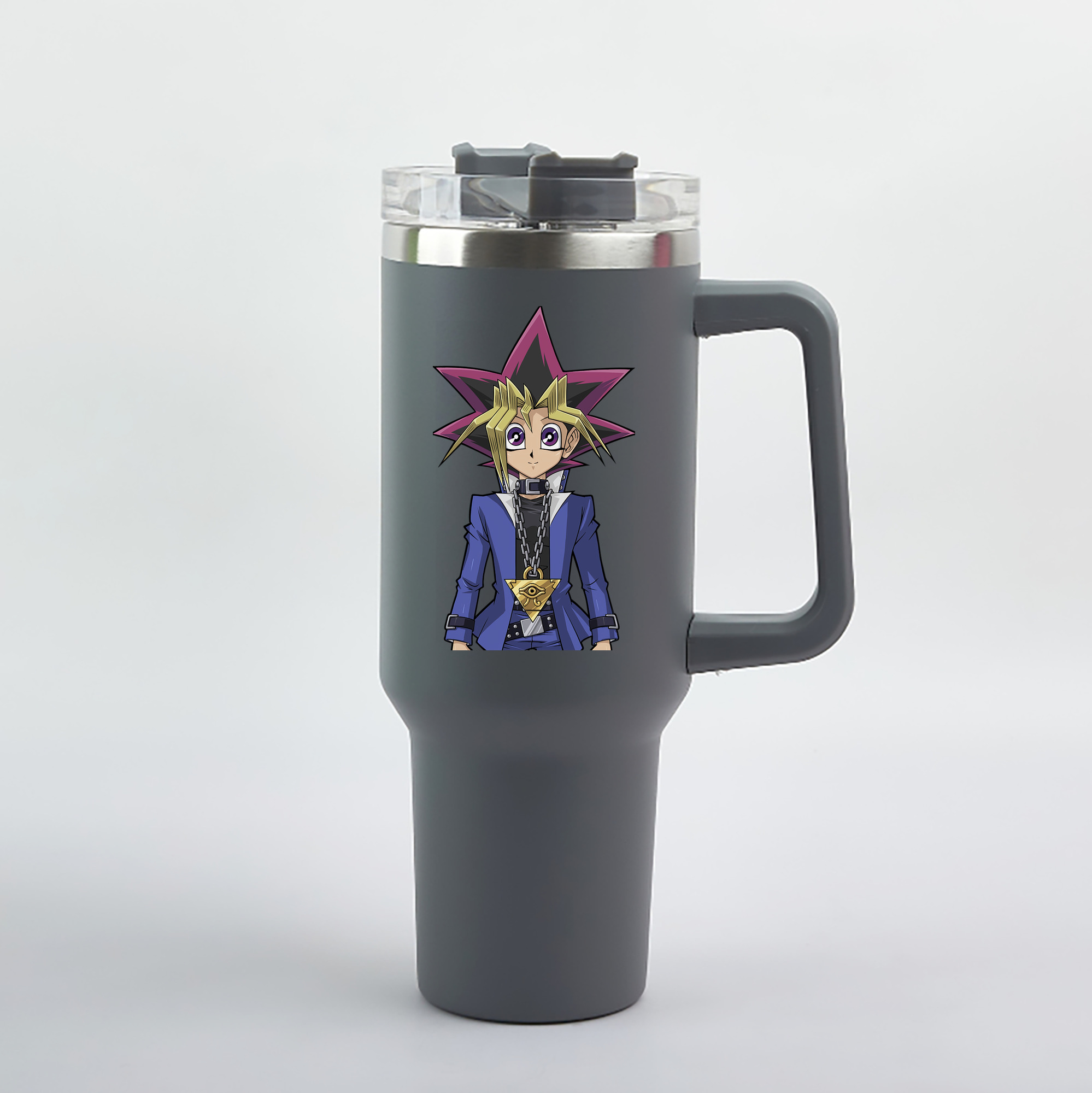 （画像用） 遊☆戯☆王 Yu-Gi-Oh! 1200mL車用タンブラー（カラープリント）