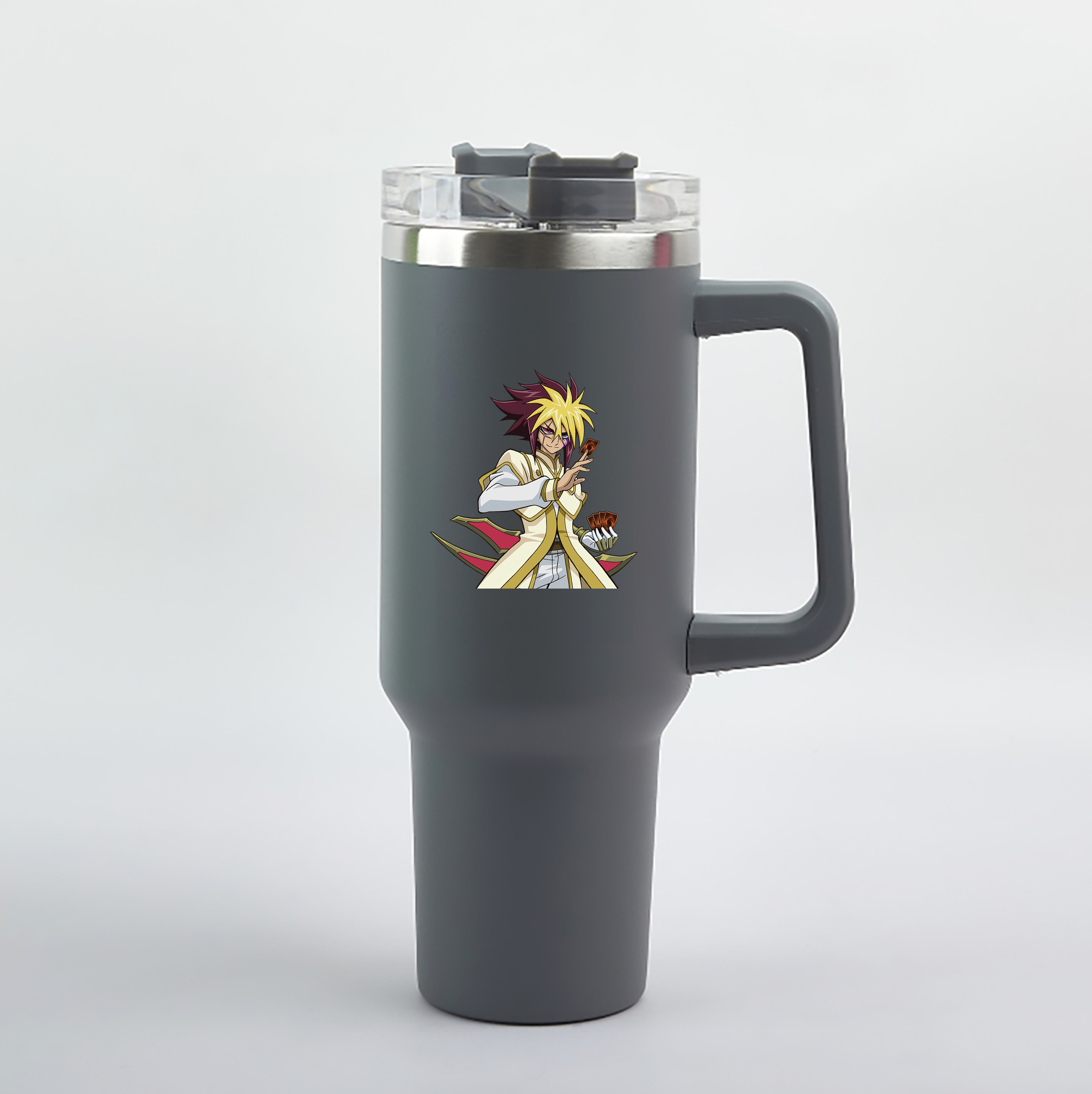 （画像用） 遊☆戯☆王 Yu-Gi-Oh! 1200mL車用タンブラー（カラープリント）