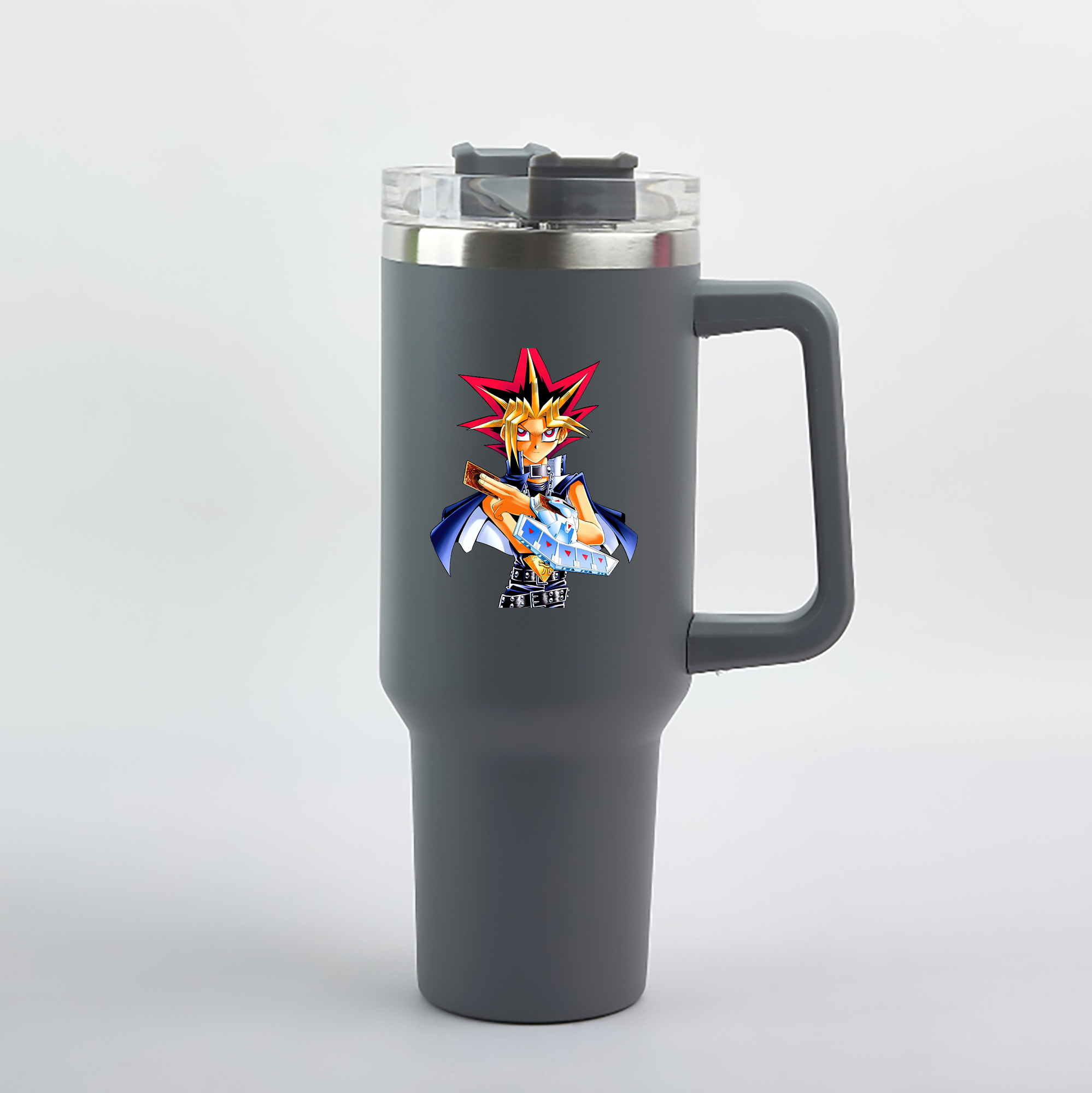 （画像用） 遊☆戯☆王 Yu-Gi-Oh! 1200mL車用タンブラー（カラープリント）