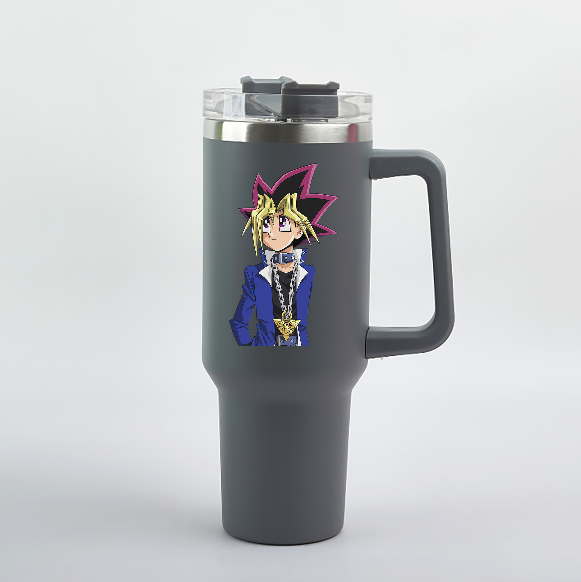 （画像用） 遊☆戯☆王 Yu-Gi-Oh! 1200mL車用タンブラー（カラープリント）