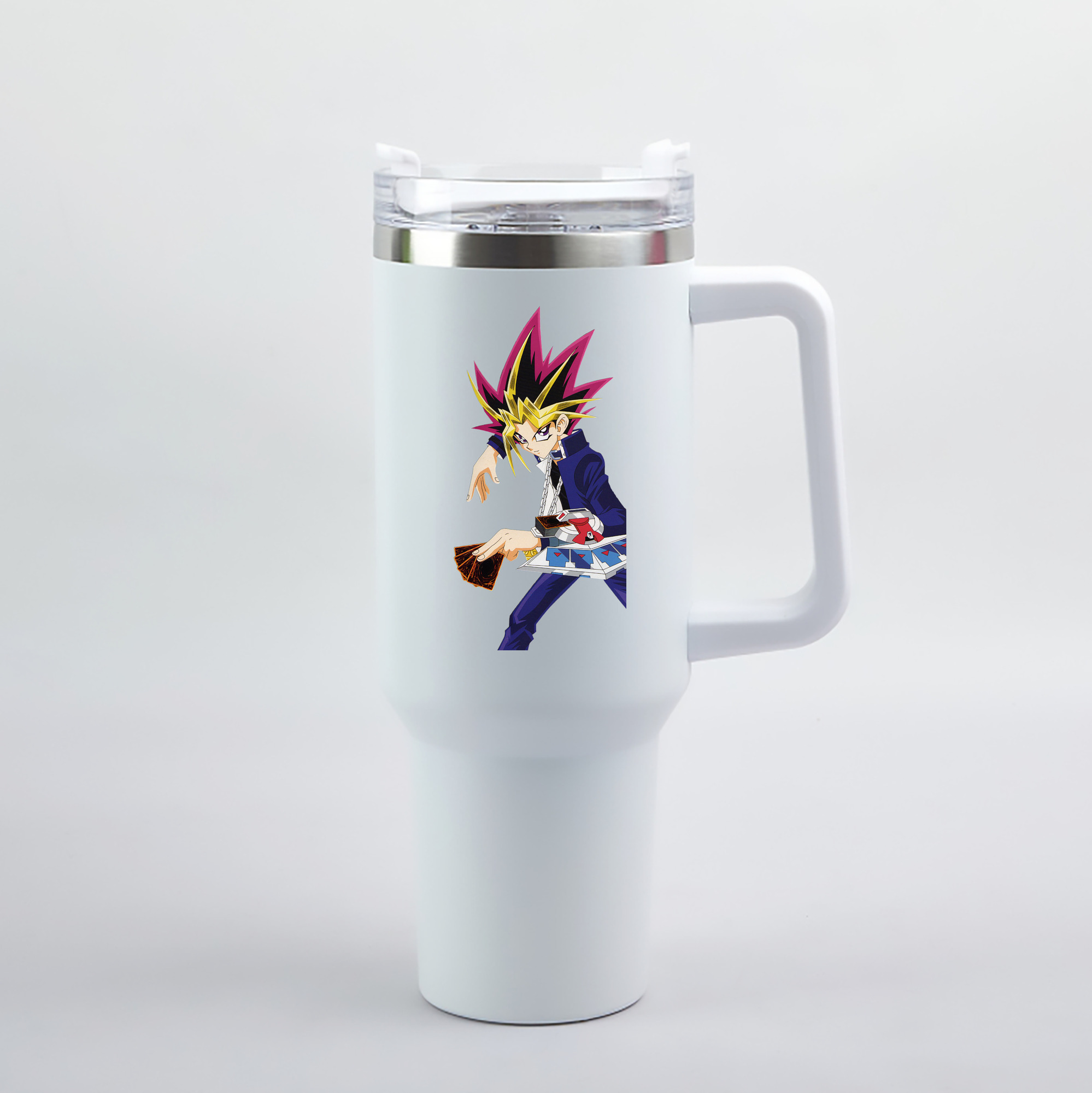 （画像用） 遊☆戯☆王 Yu-Gi-Oh! 1200mL車用タンブラー（カラープリント）